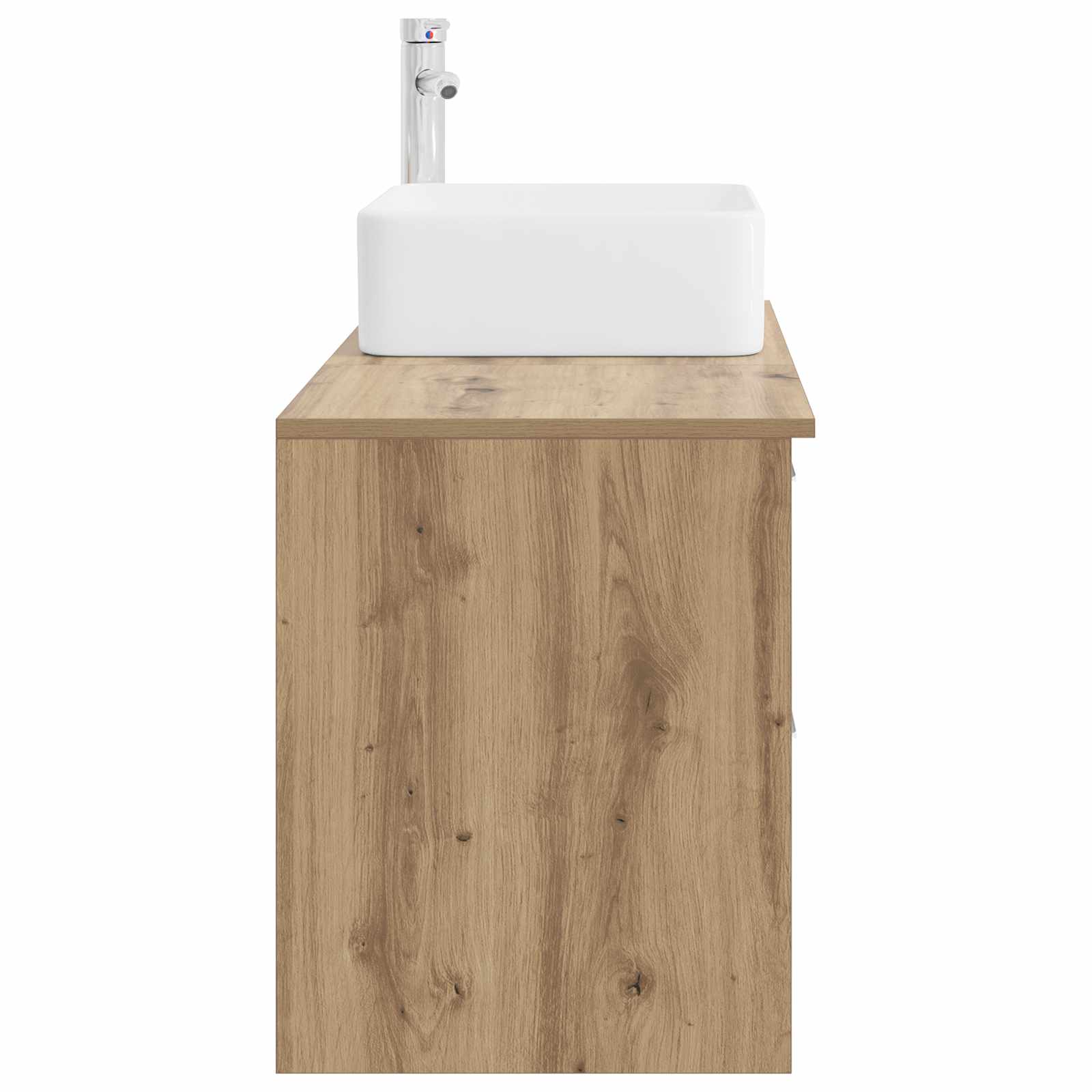 Ensemble de mobilier de salle de bain 2 pc Chêne artisanal