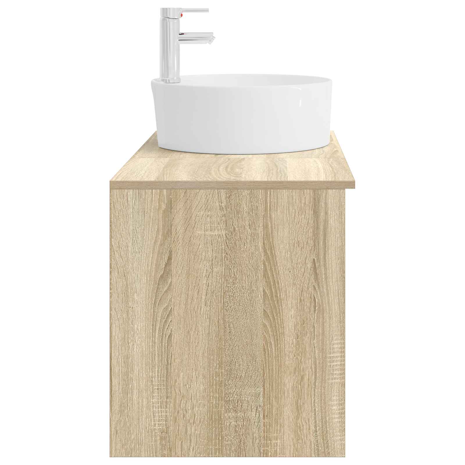 Ensemble de mobilier de salle de bain 2 pc Chêne Sonoma