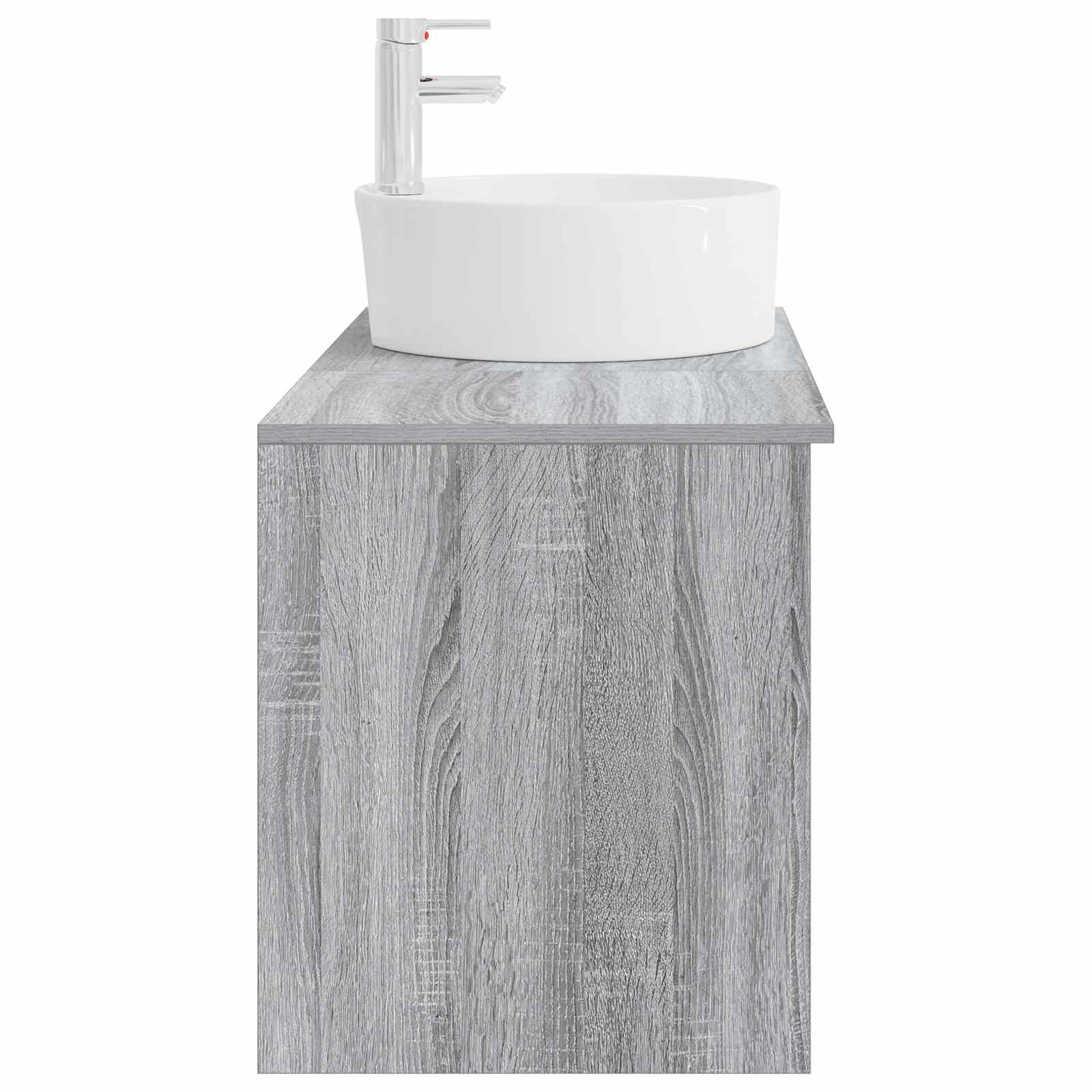 Ensemble de mobilier de salle de bain 2 pc Sonoma gris