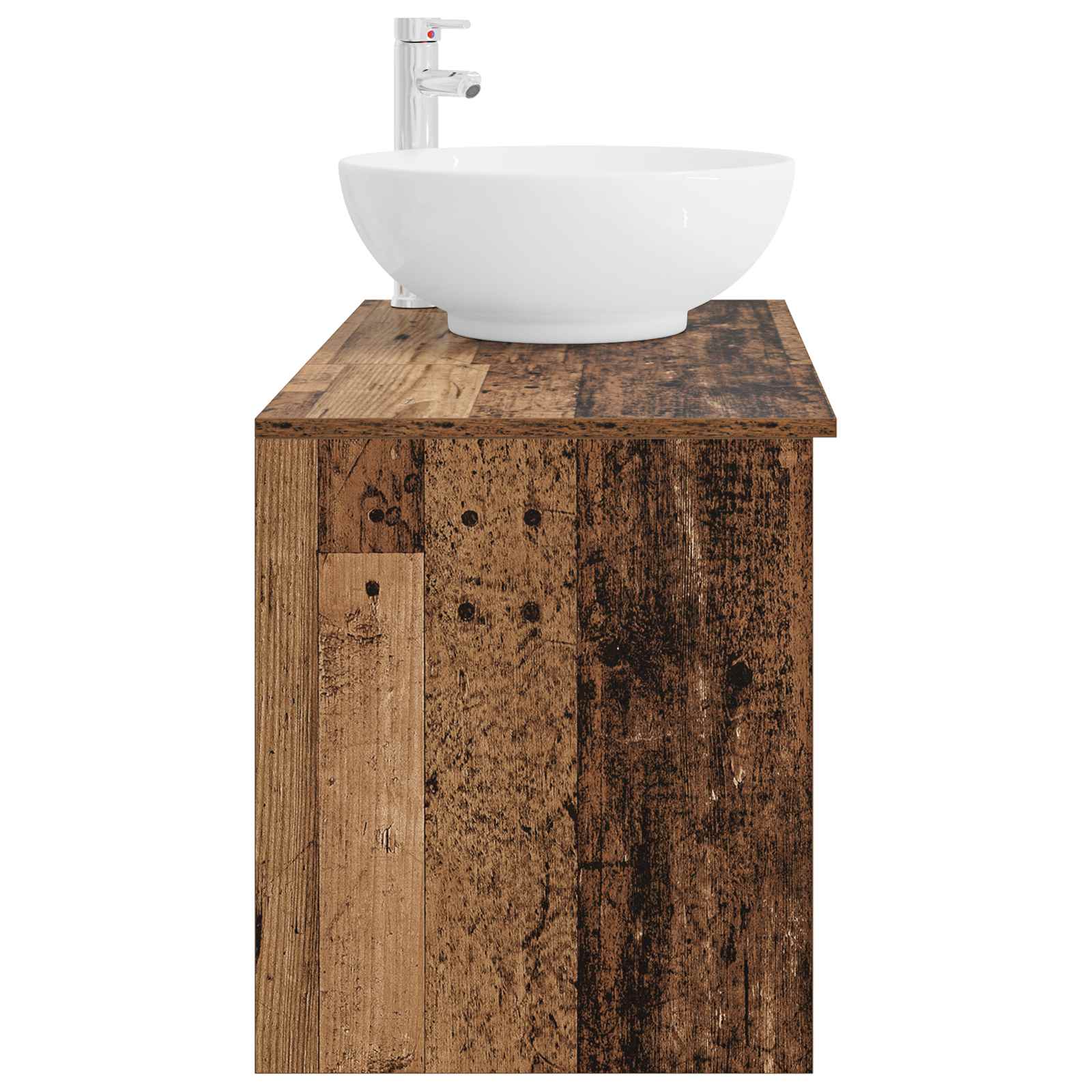 Ensemble de mobilier de salle de bain 2 pc Bois ancien