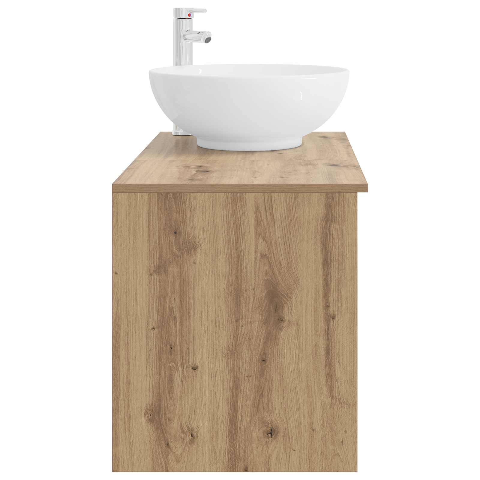 Ensemble de mobilier de salle de bain 2 pc Chêne artisanal