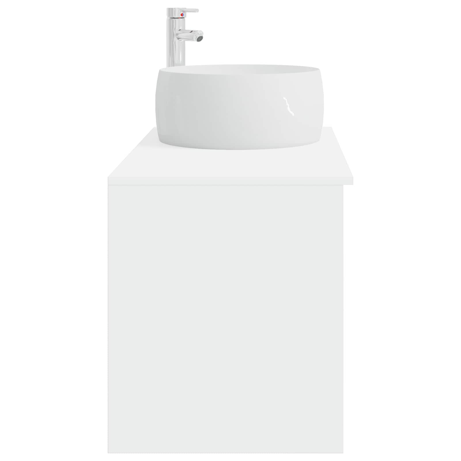 Ensemble de mobilier de salle de bain 2 pc Blanc