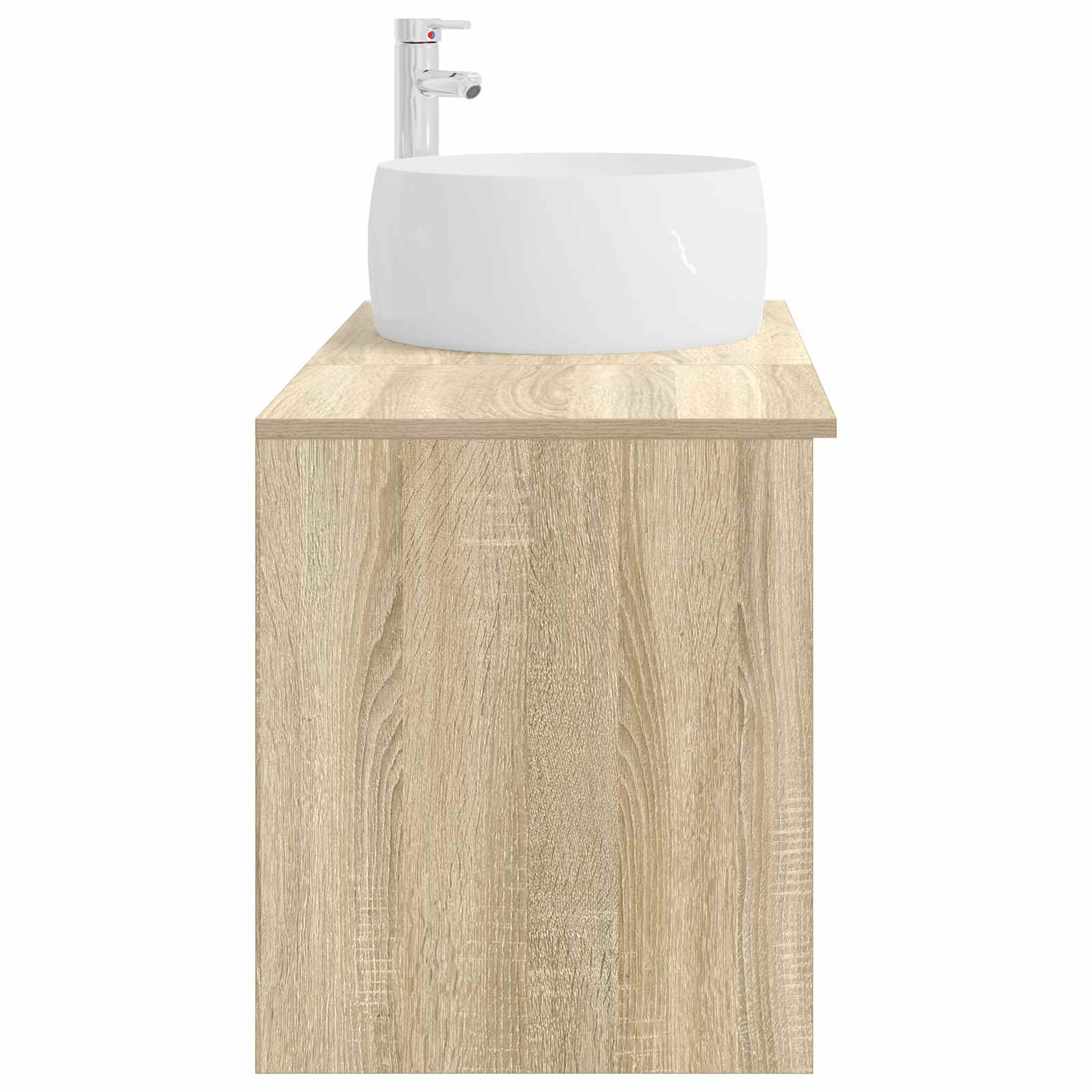 Ensemble de mobilier de salle de bain 2 pc Chêne Sonoma