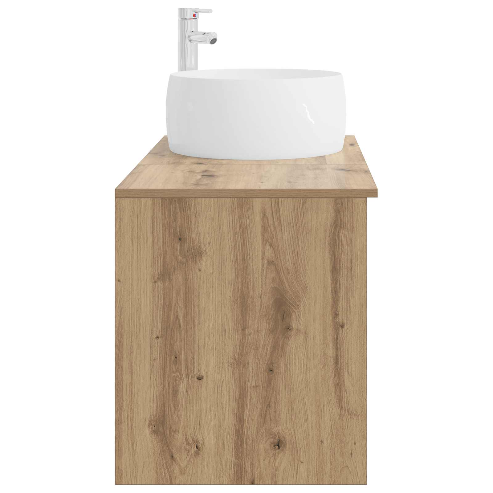 Ensemble de mobilier de salle de bain 2 pc Chêne artisanal
