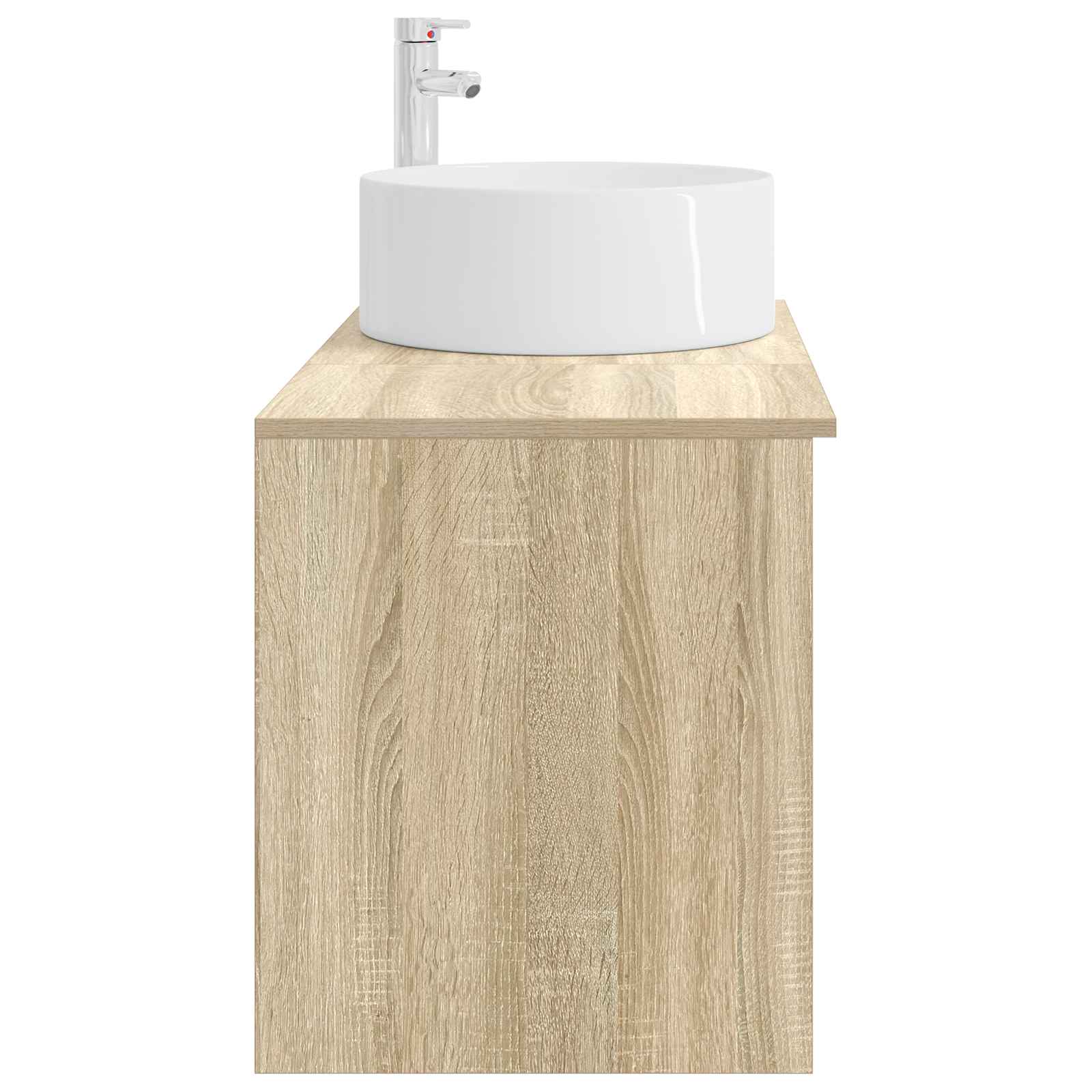 Ensemble de mobilier de salle de bain 2 pc Chêne Sonoma