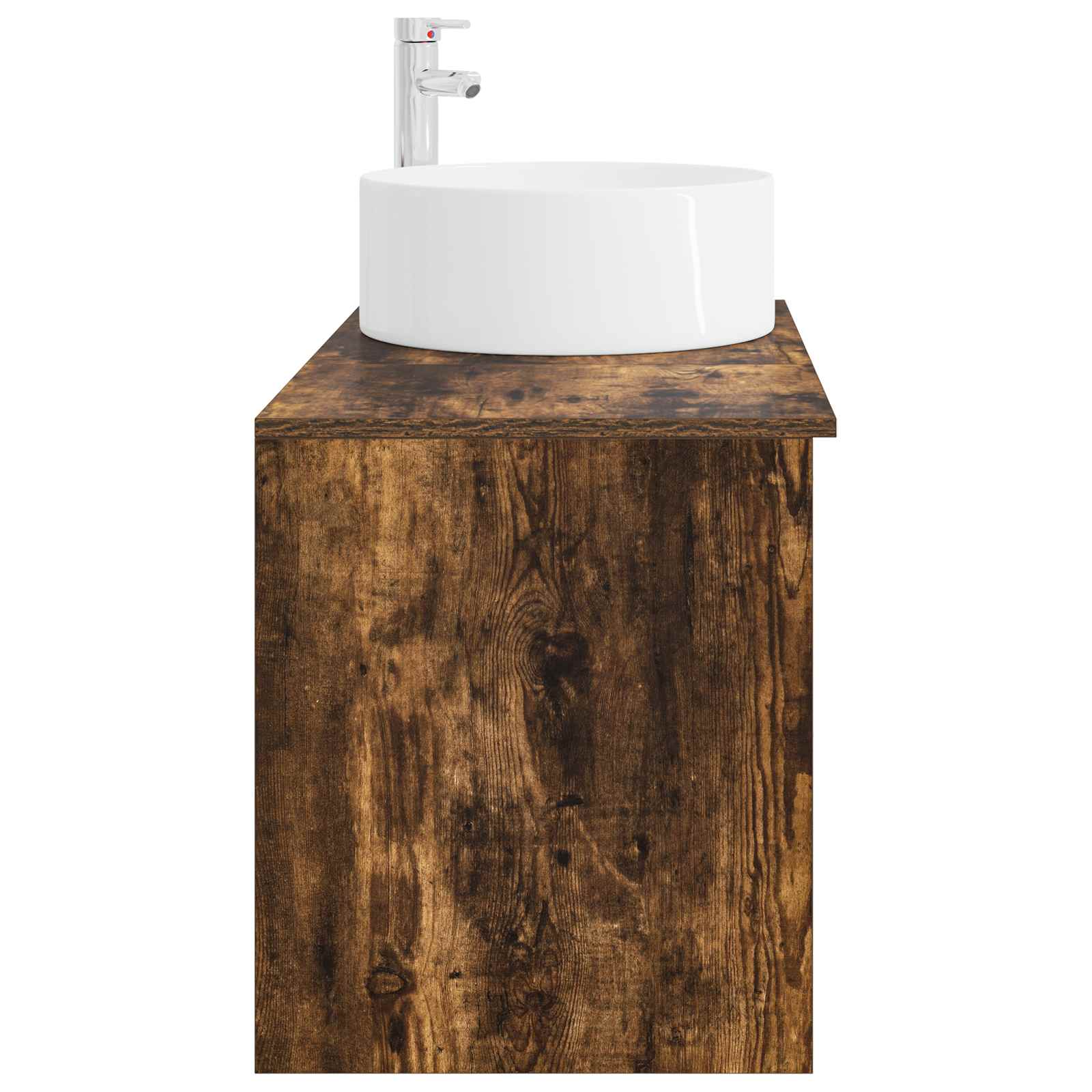 Ensemble de mobilier de salle de bain 2 pc Chêne fumé