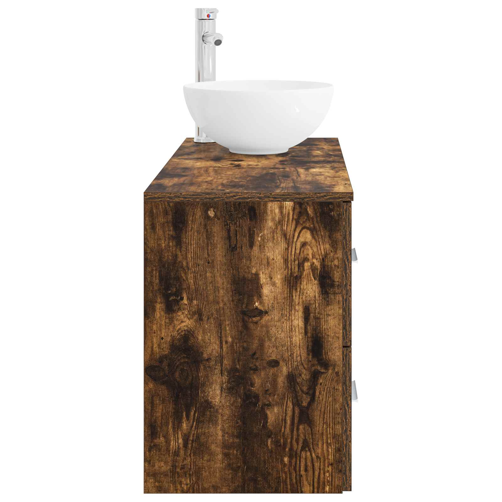 Ensemble de mobilier de salle de bain 2 pc Chêne fumé - XIOS