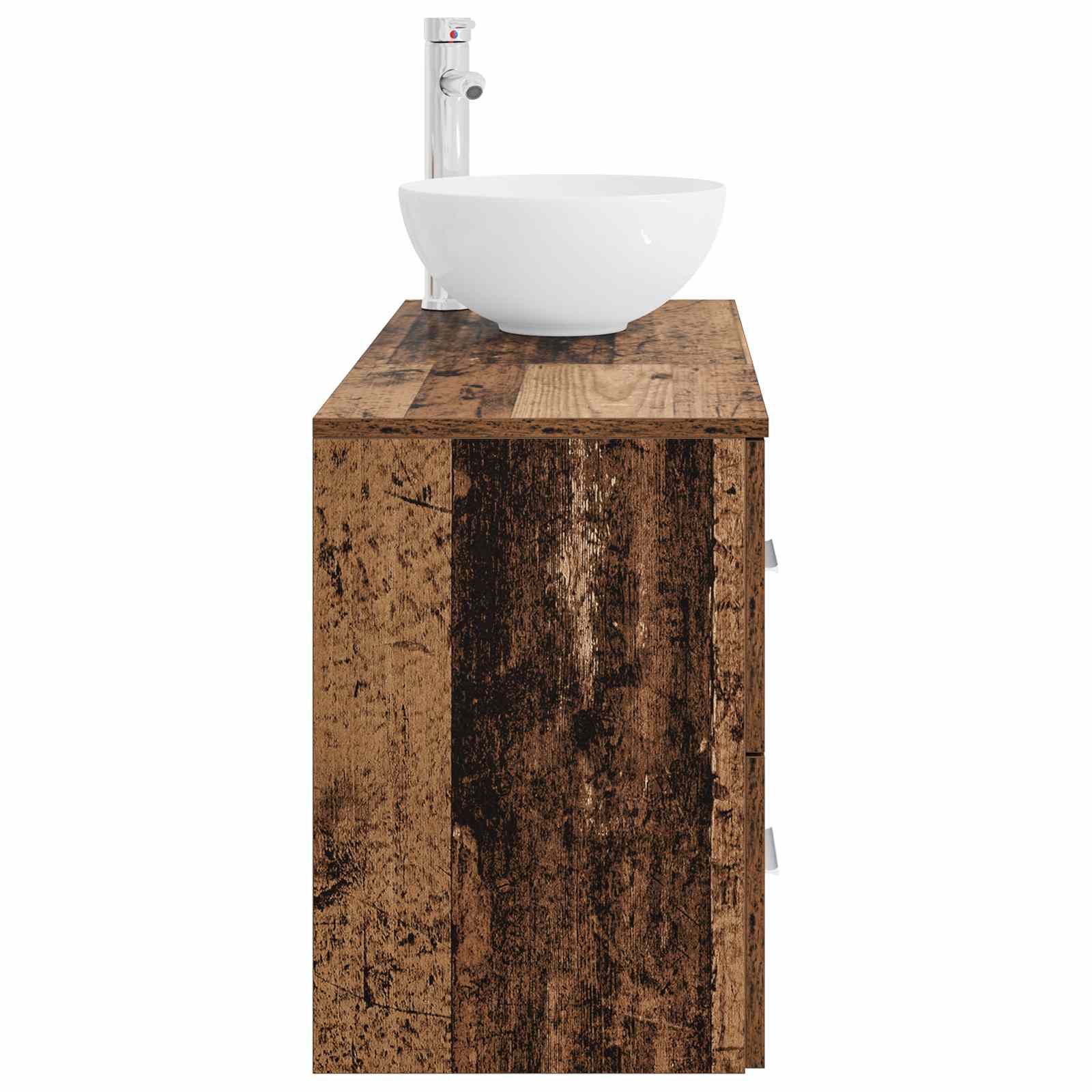 Ensemble de mobilier de salle de bain 2 pc Bois ancien