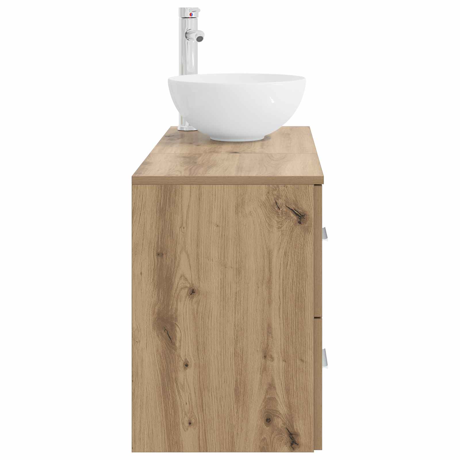 Ensemble de mobilier de salle de bain 2 pc Chêne artisanal