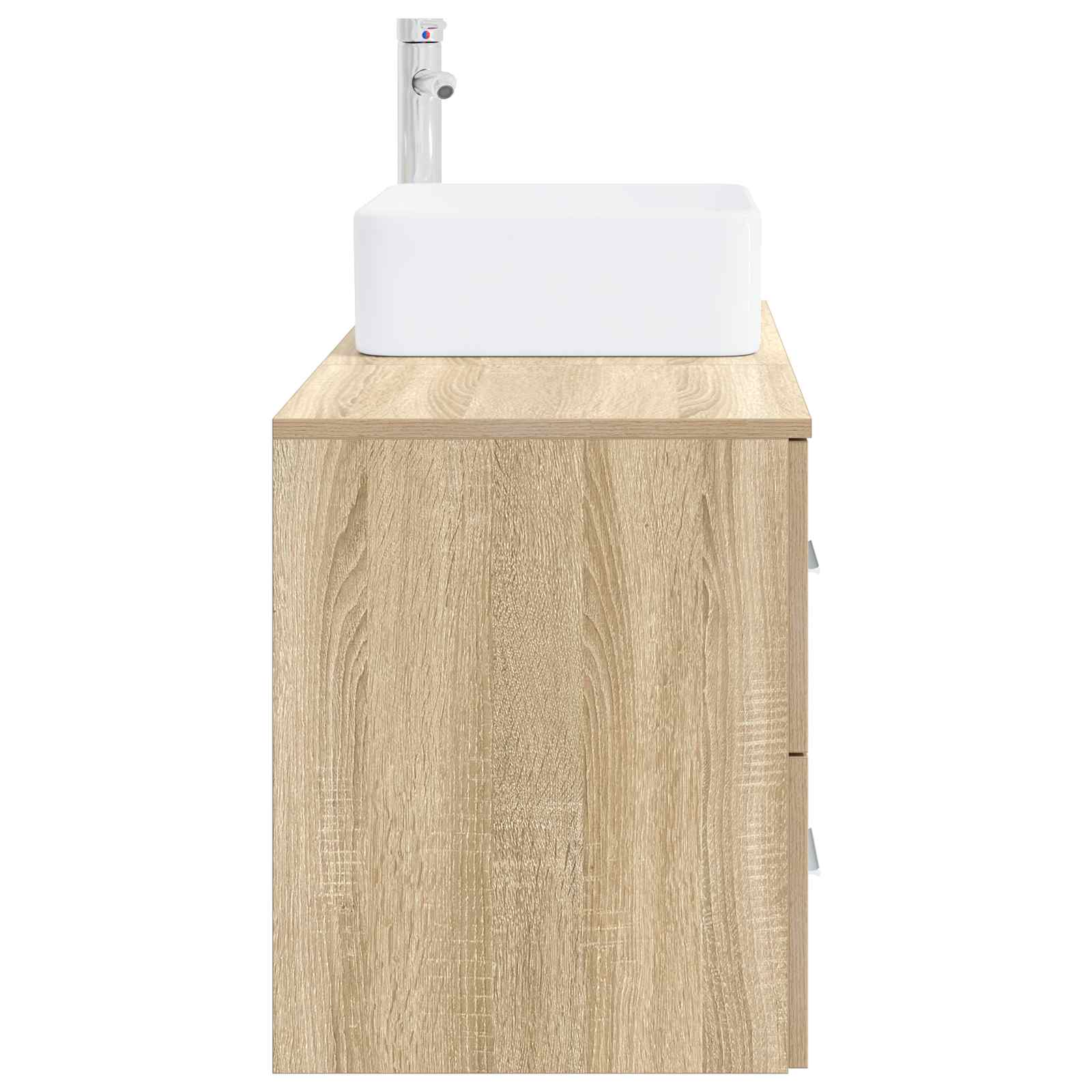 Ensemble de mobilier de salle de bain 2 pc Chêne Sonoma