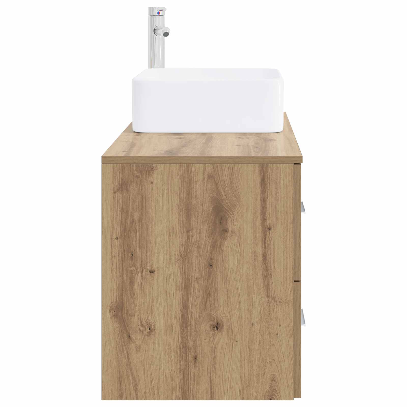 Ensemble de mobilier de salle de bain 2 pc Chêne artisanal