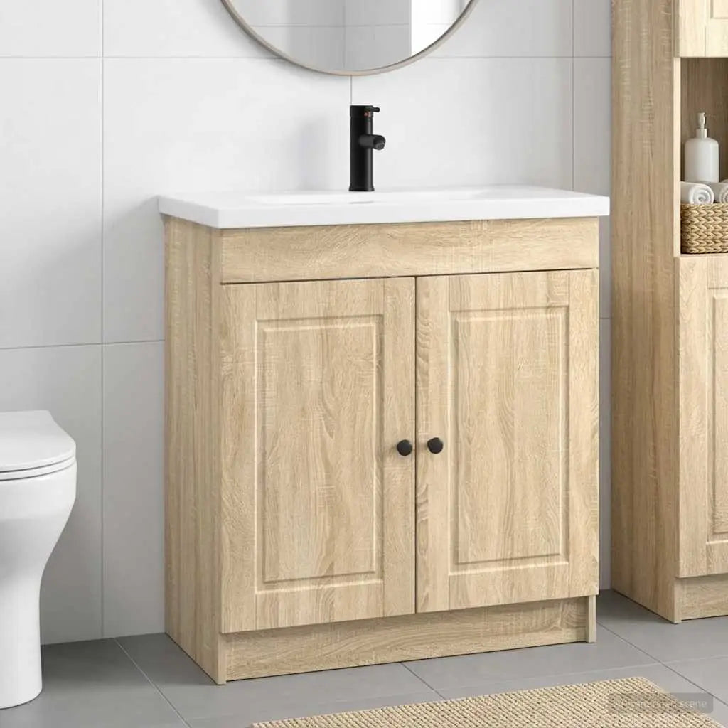 Ensemble de mobilier de salle de bain Chêne Sonoma - XIOS