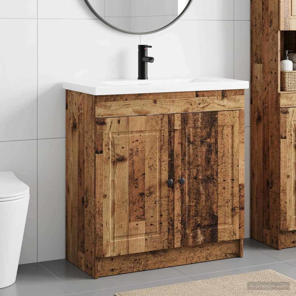 Ensemble de mobilier de salle de bain Bois ancien - XIOS