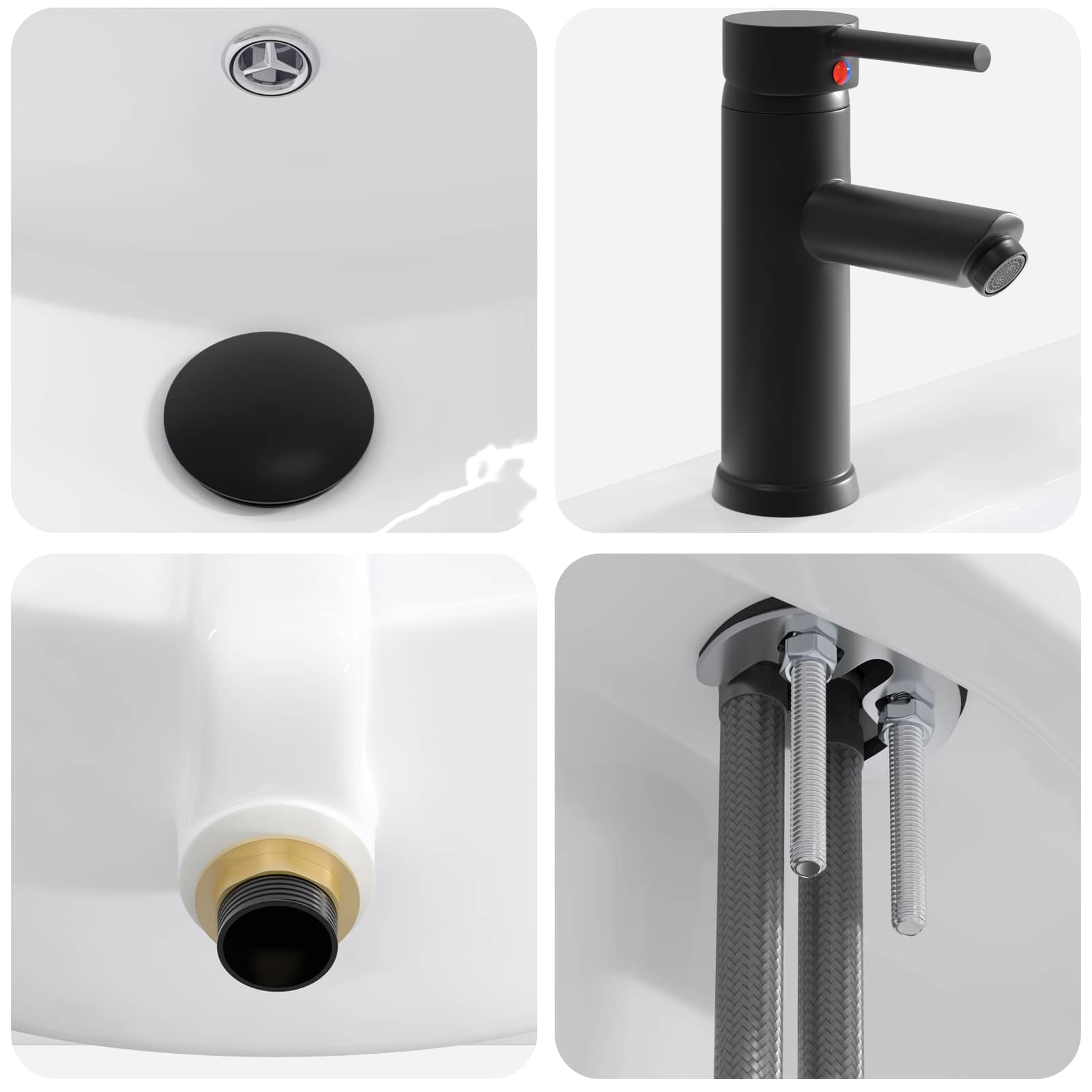 Ensemble de mobilier de salle de bain Blanc 78,5 x 37,5 x 81 cm - XIOS