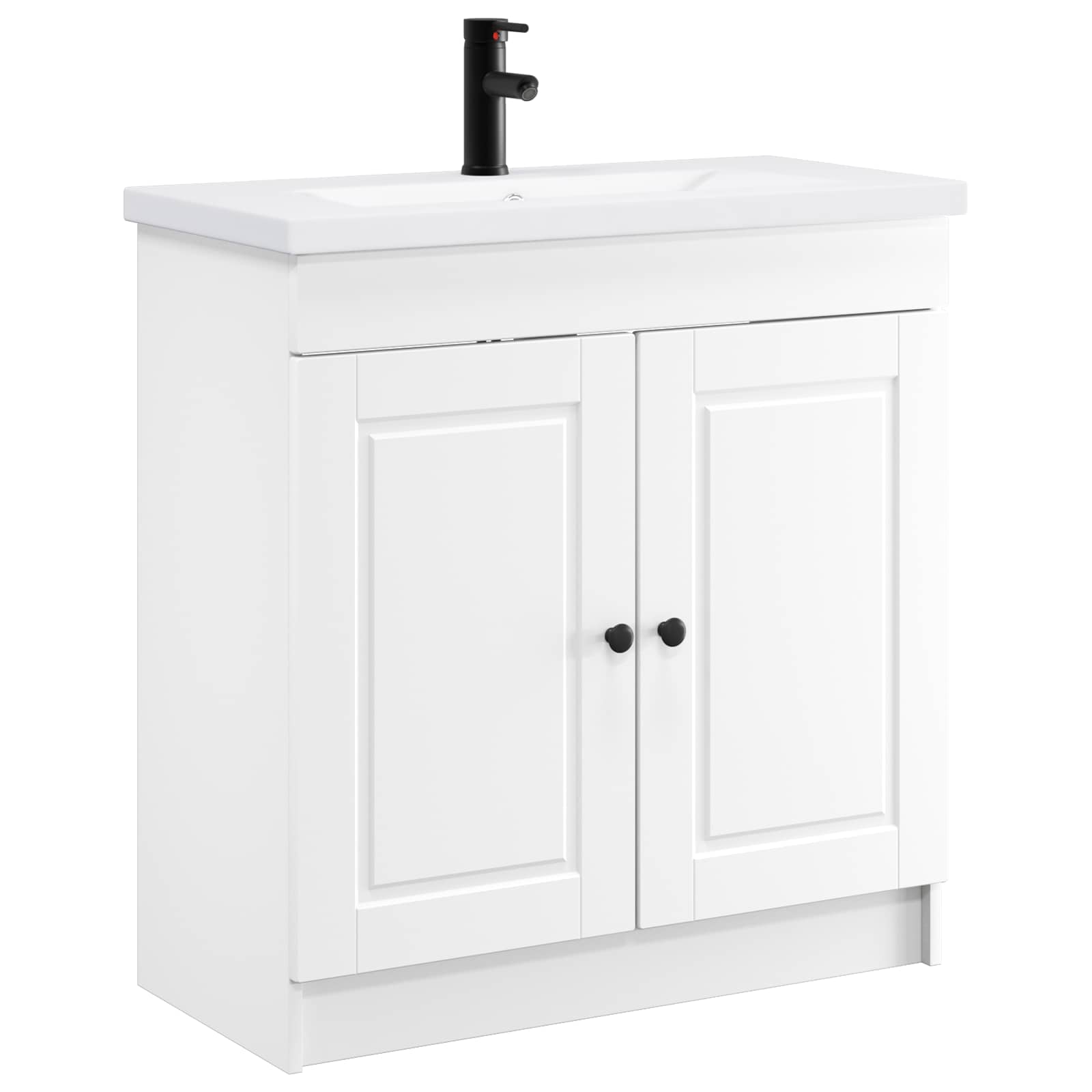 Ensemble de mobilier de salle de bain Blanc 78,5 x 37,5 x 81 cm - XIOS