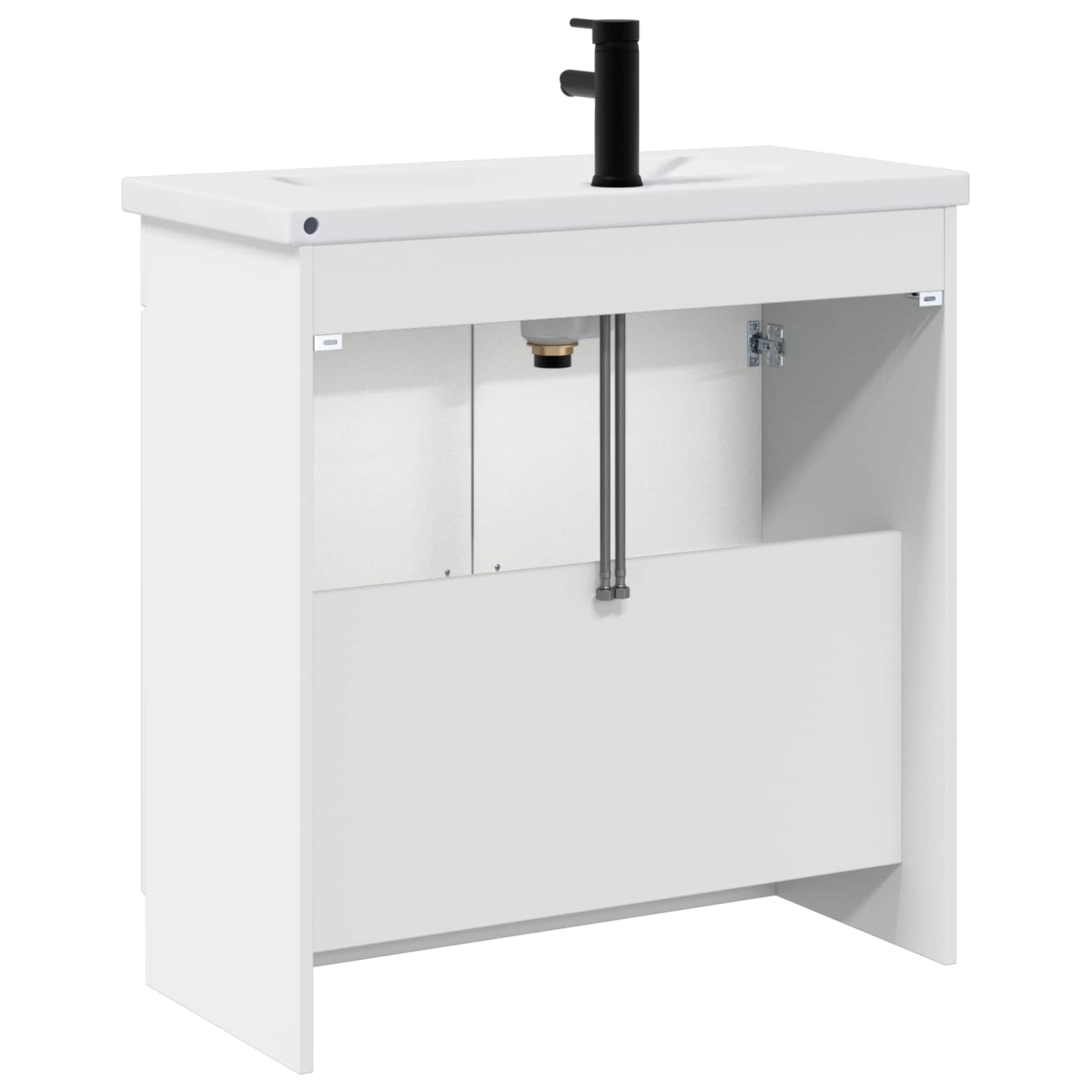 Ensemble de mobilier de salle de bain Blanc brillant