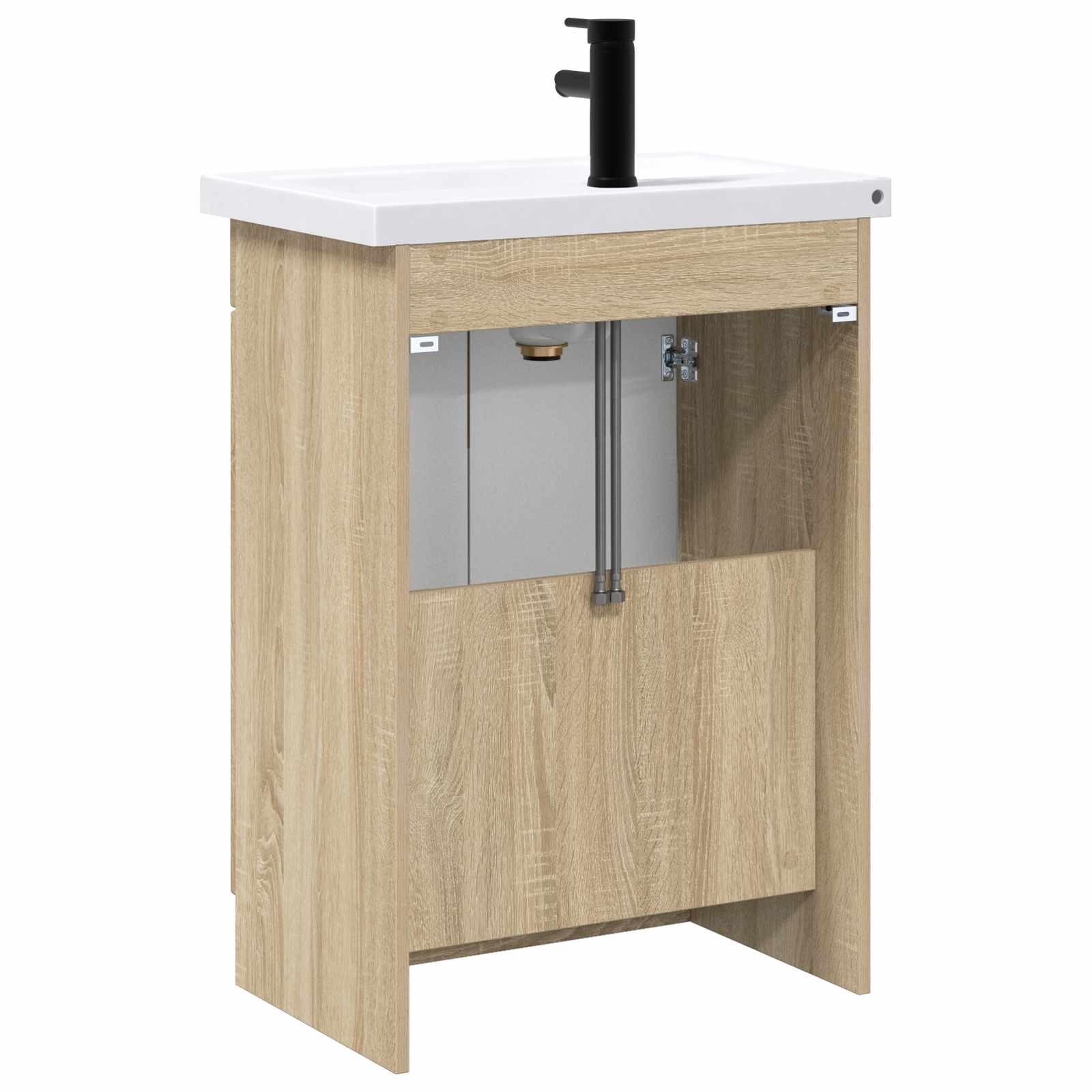 Ensemble de mobilier de salle de bain Chêne Sonoma