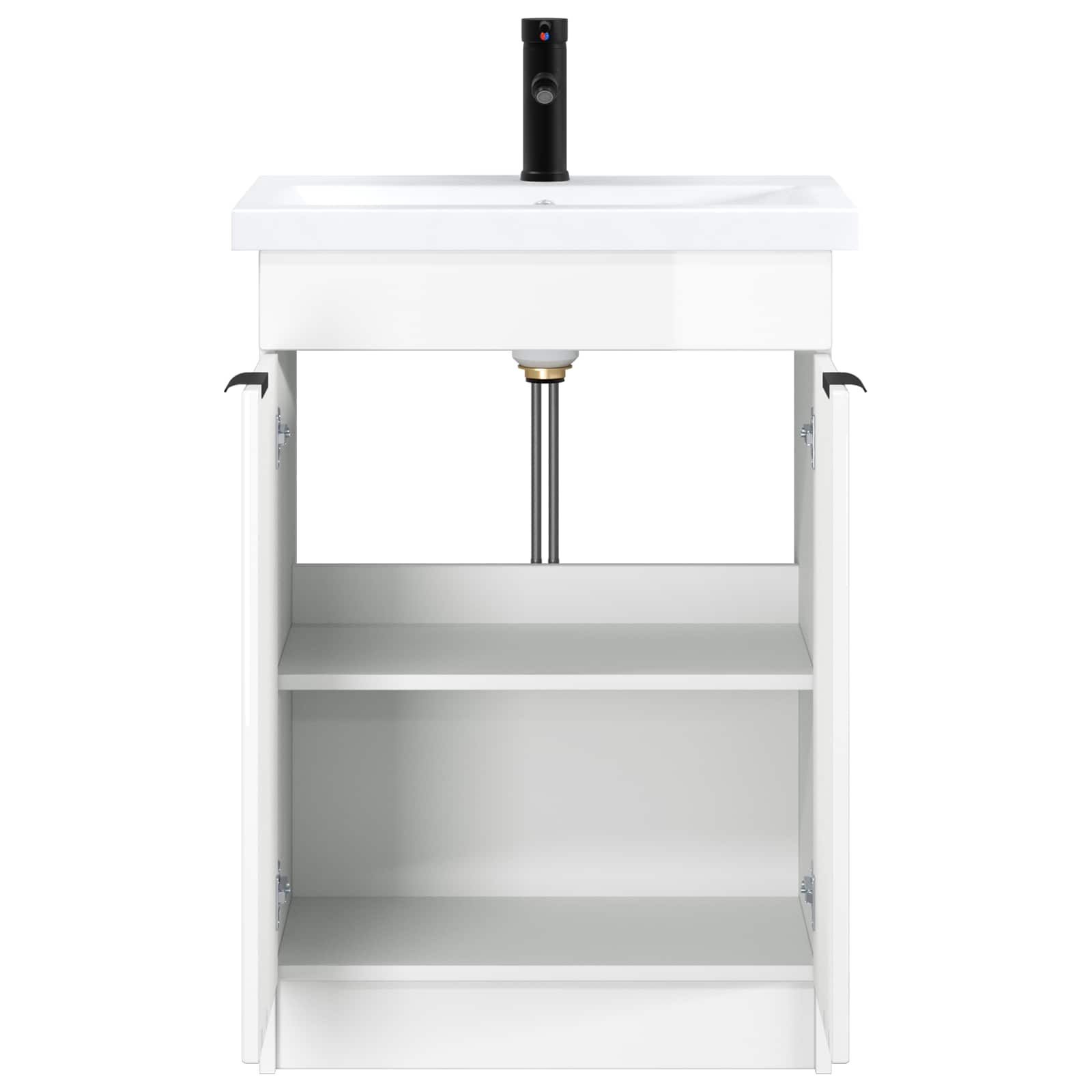 Ensemble de mobilier de salle de bain Blanc brillant