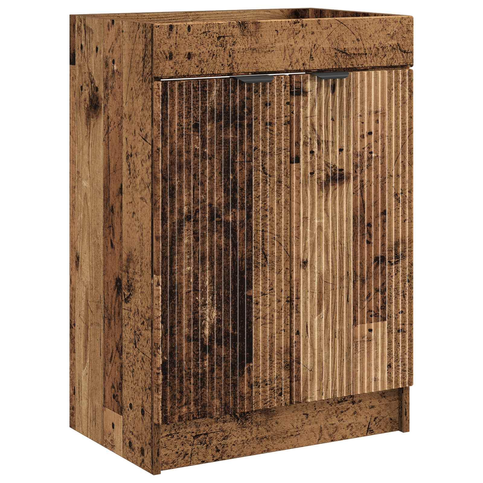 Ensemble de mobilier de salle de bain Bois ancien