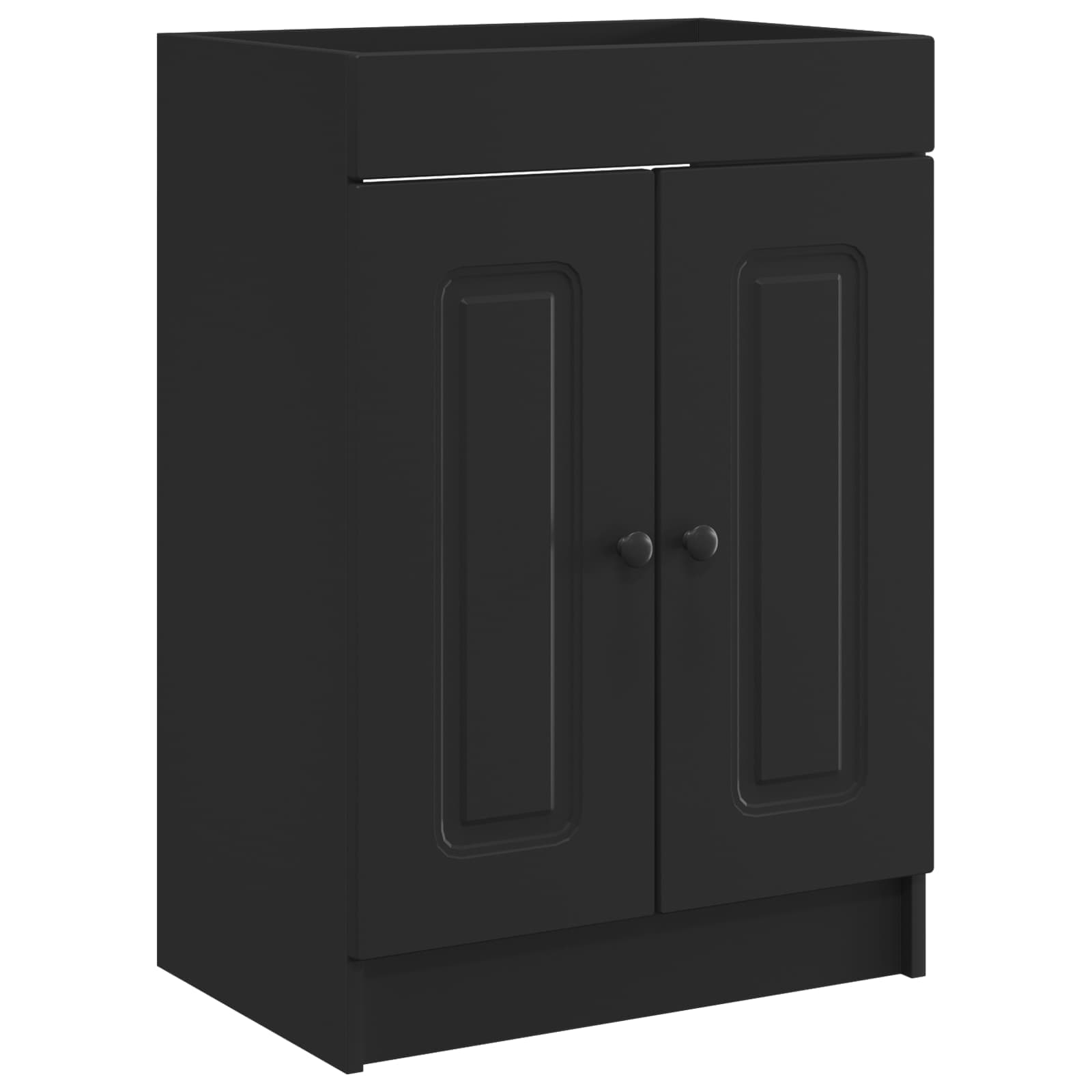 Ensemble de mobilier de salle de bain Noir 78,5 x 37,5 x 81 cm
