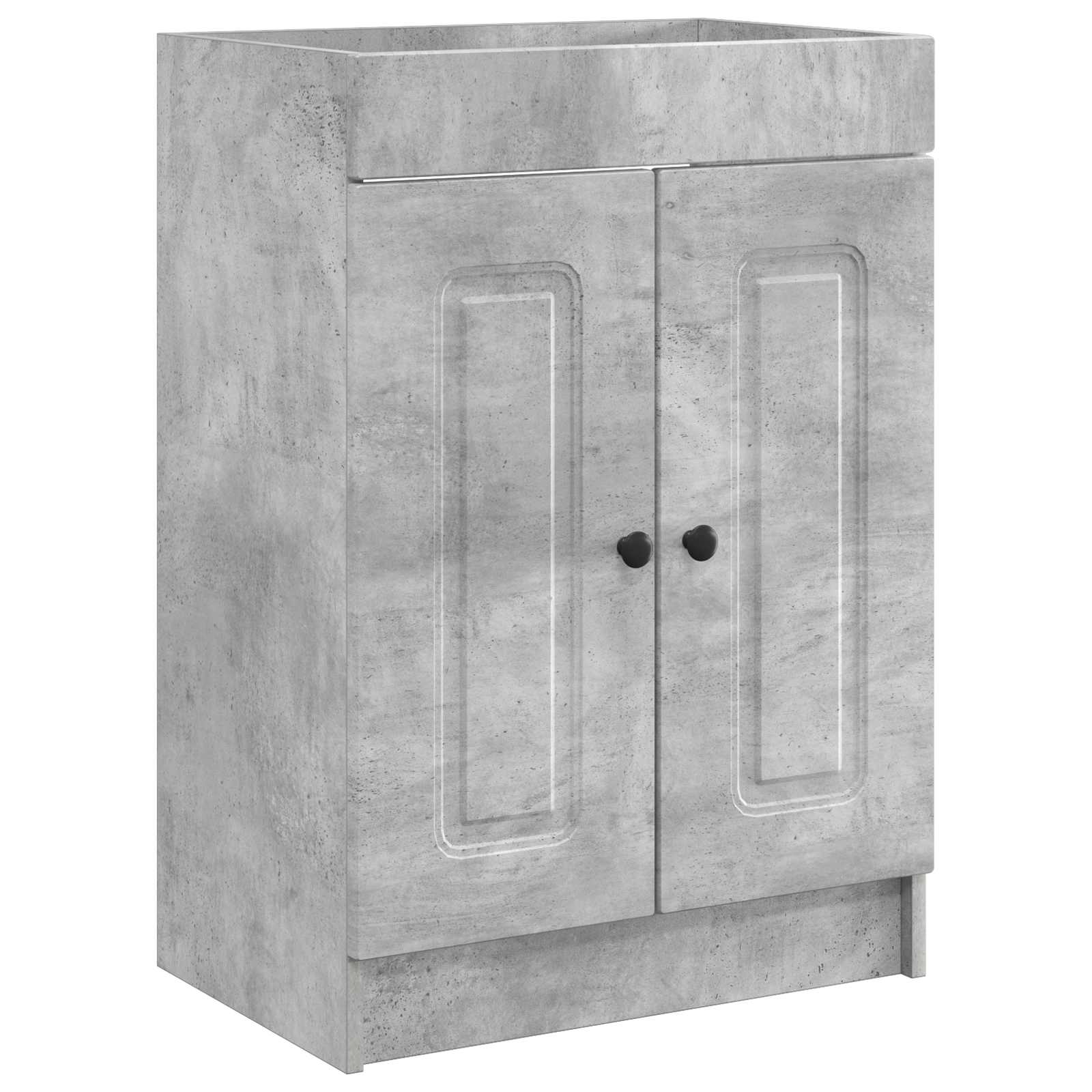 Ensemble de mobilier de salle de bain Gris béton