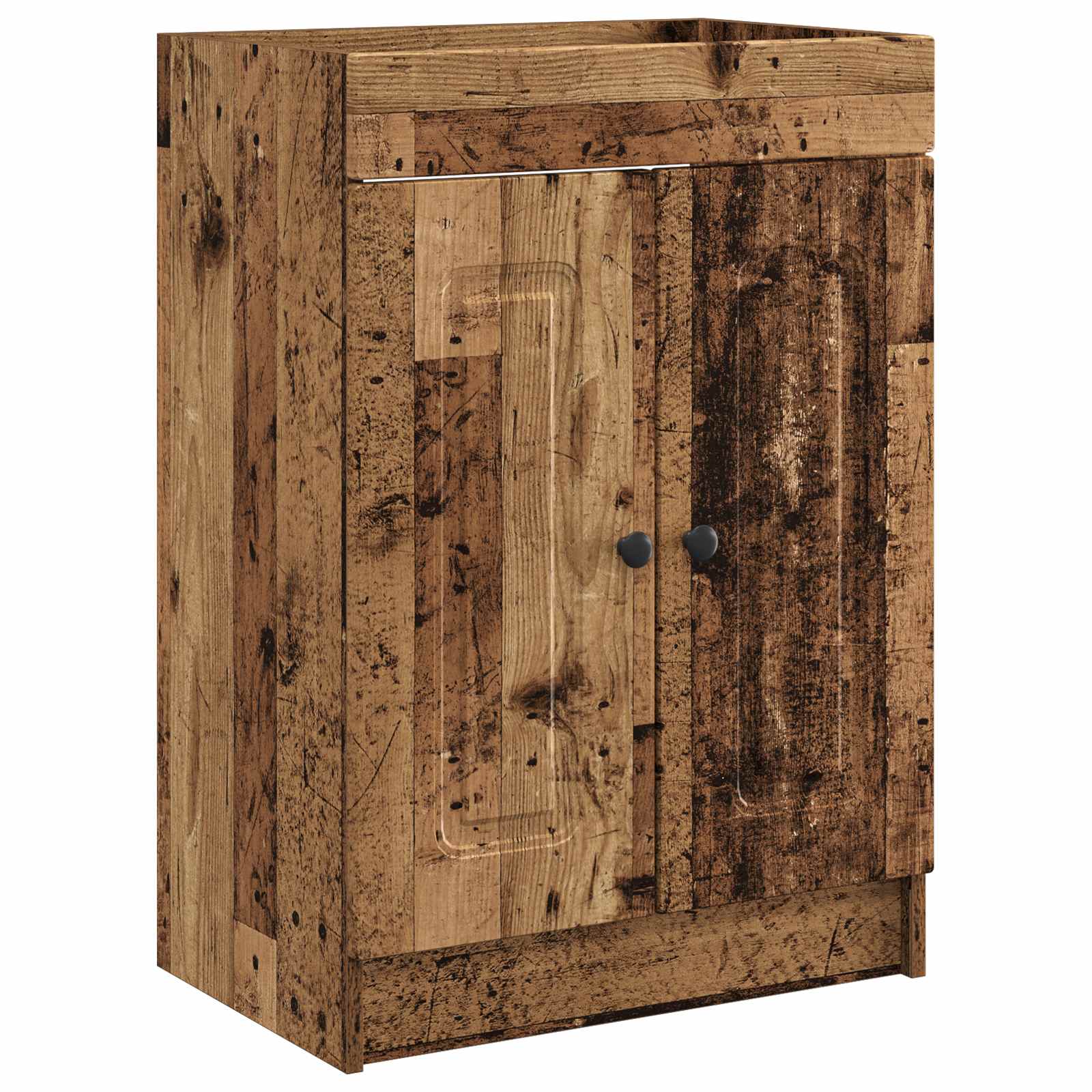 Ensemble de mobilier de salle de bain Bois ancien