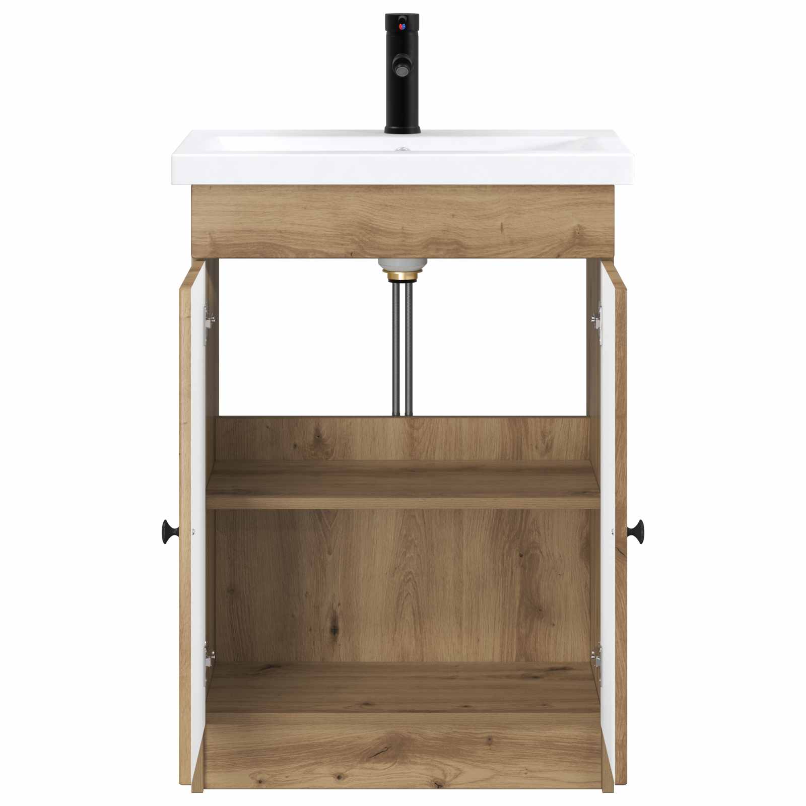 Ensemble de mobilier de salle de bain Chêne artisanal