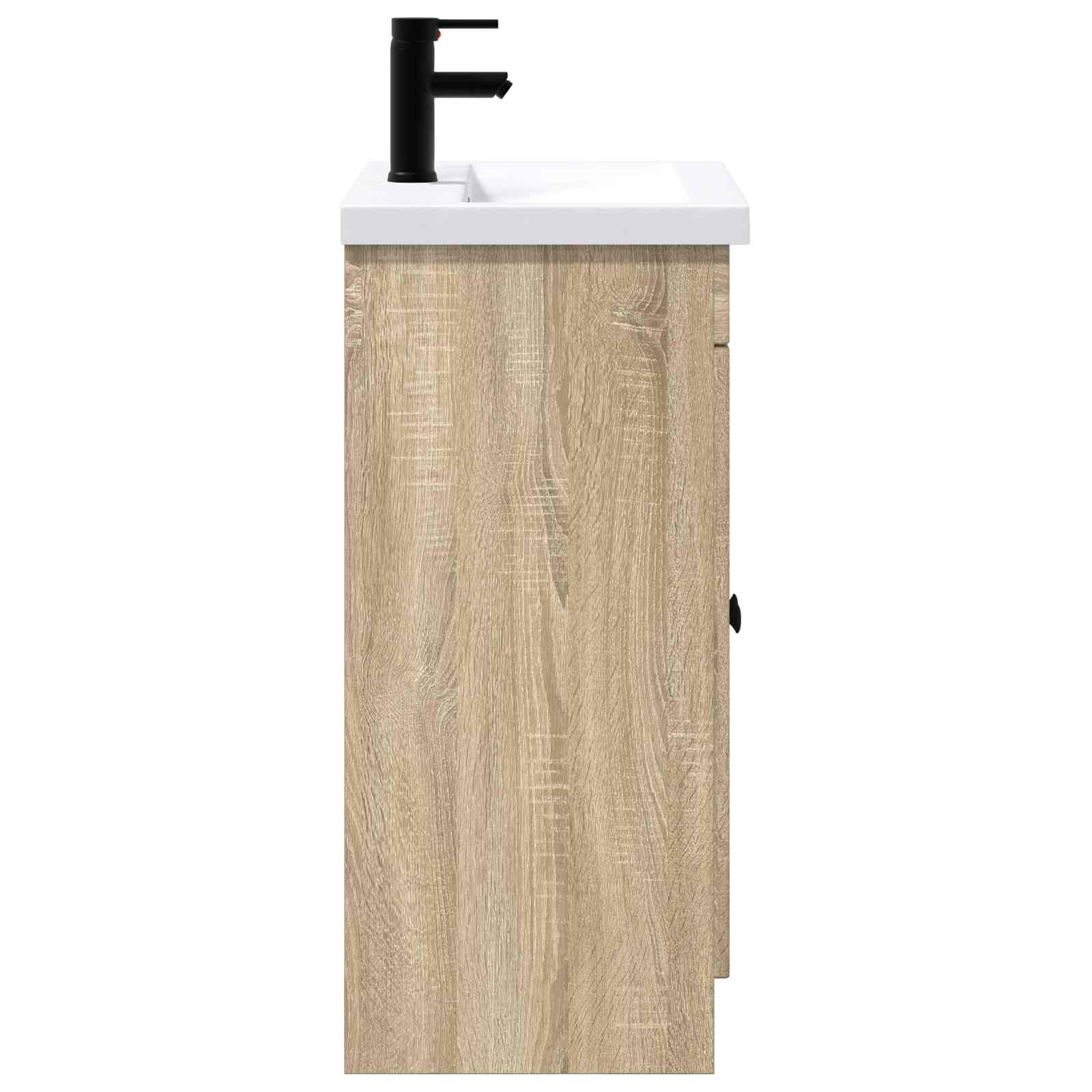 Ensemble de mobilier de salle de bain Chêne Sonoma