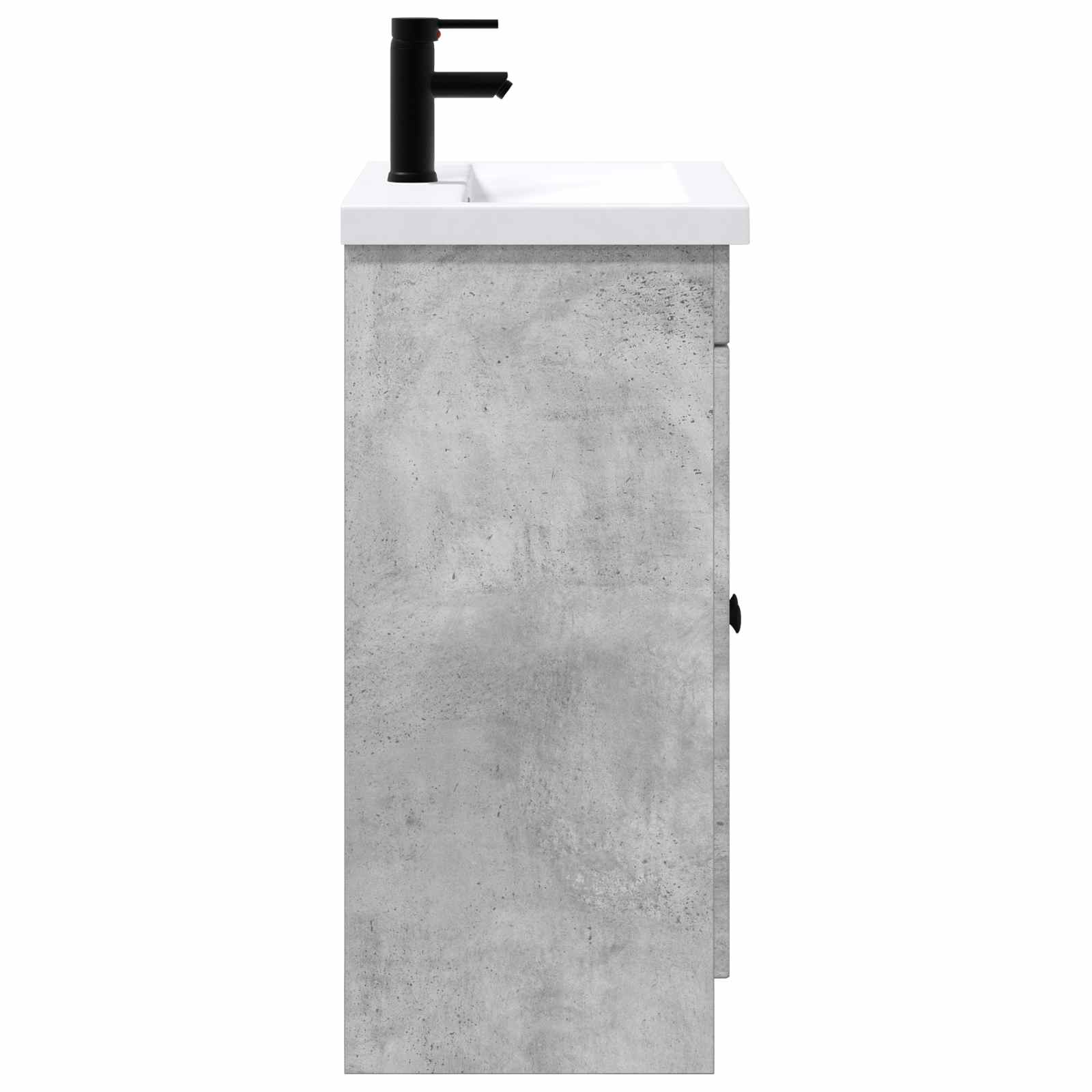 Ensemble de mobilier de salle de bain Gris béton