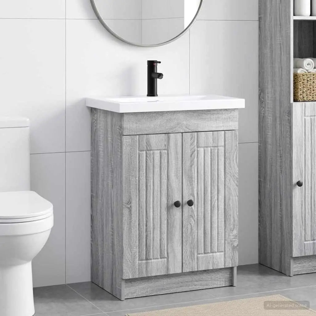 Ensemble de mobilier de salle de bain Sonoma gris - XIOS