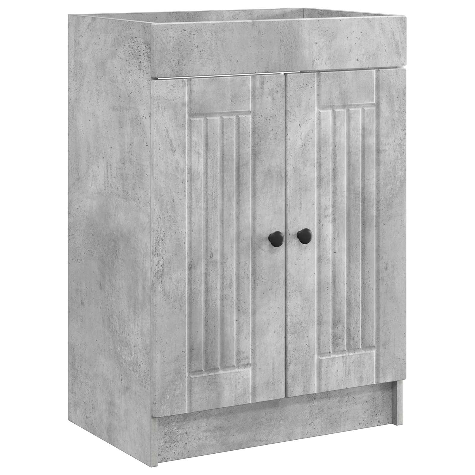 Ensemble de mobilier de salle de bain Gris béton