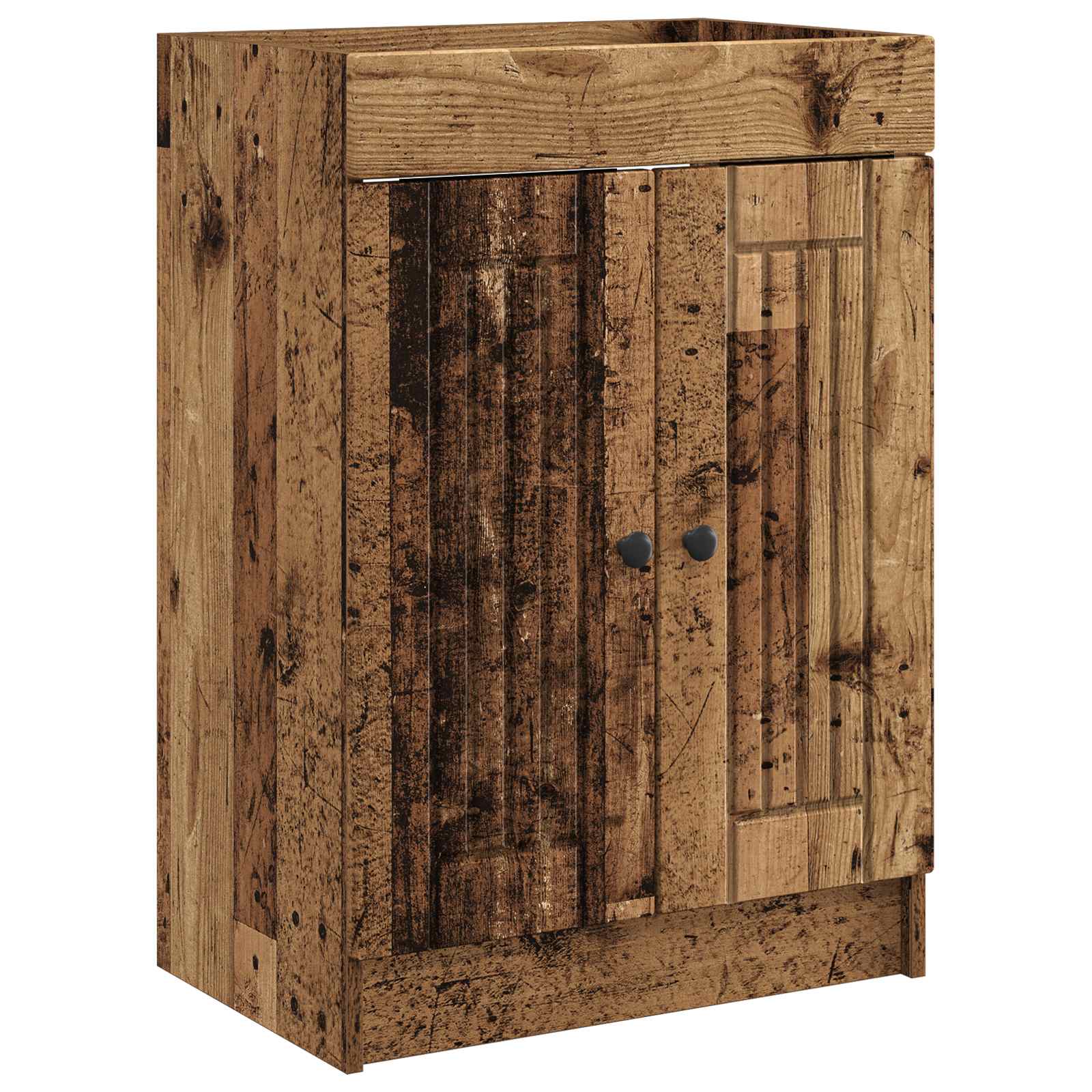 Ensemble de mobilier de salle de bain Bois ancien