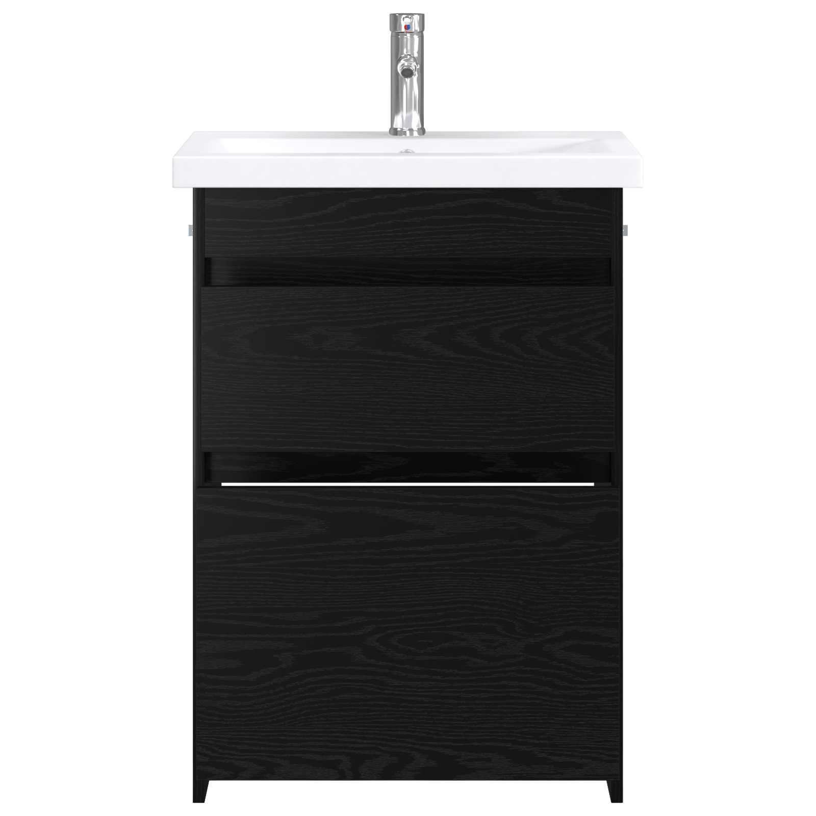 Ensemble de mobilier de salle de bain Chêne noir - XIOS