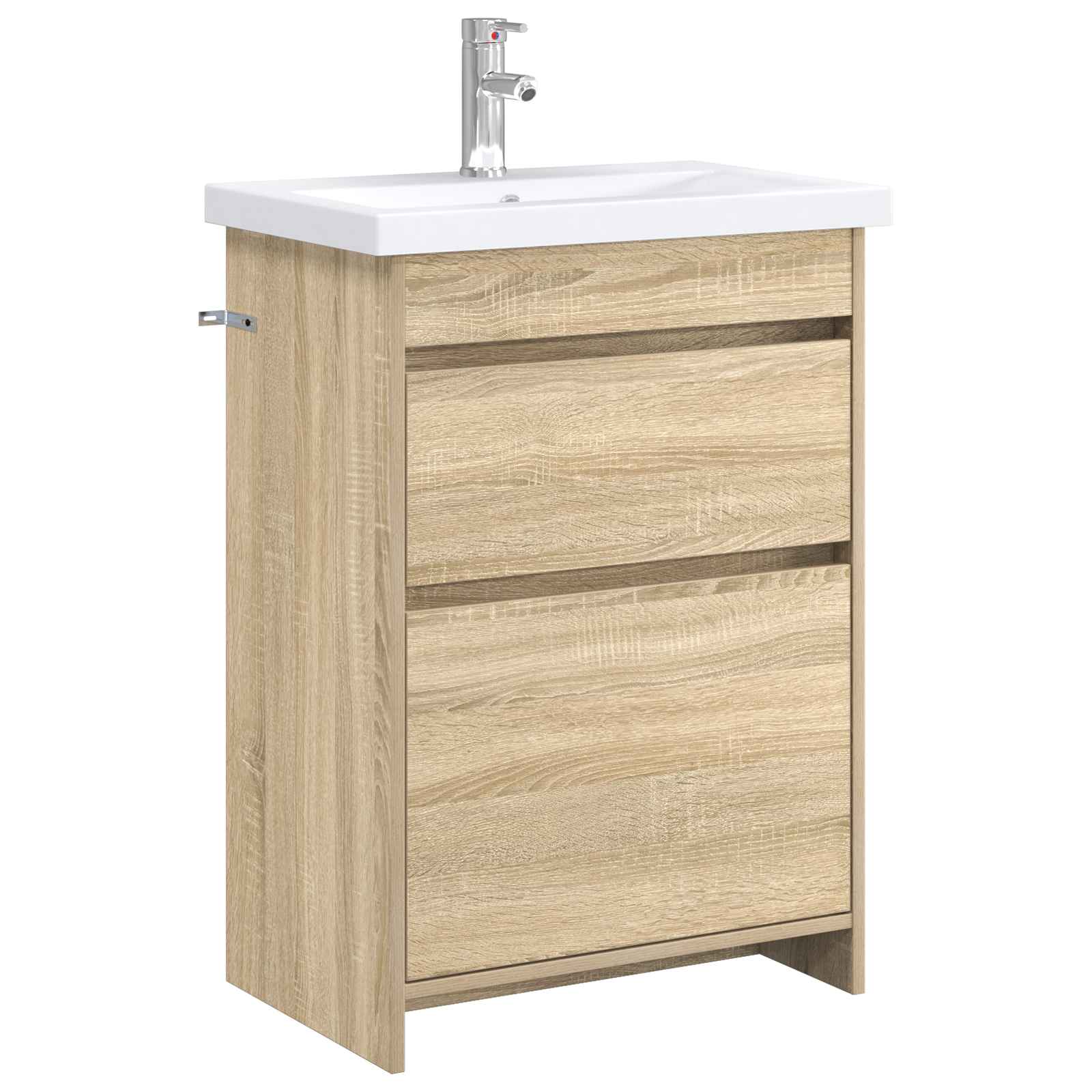 Ensemble de mobilier de salle de bain Chêne Sonoma