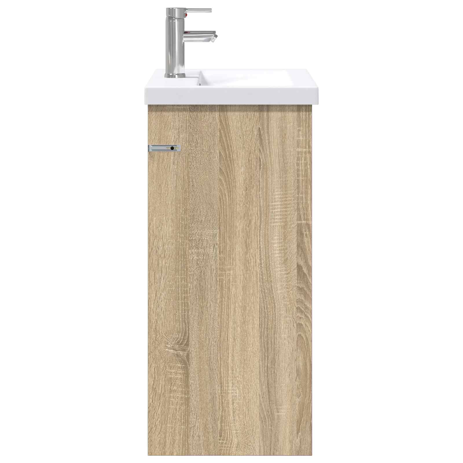 Ensemble de mobilier de salle de bain Chêne Sonoma