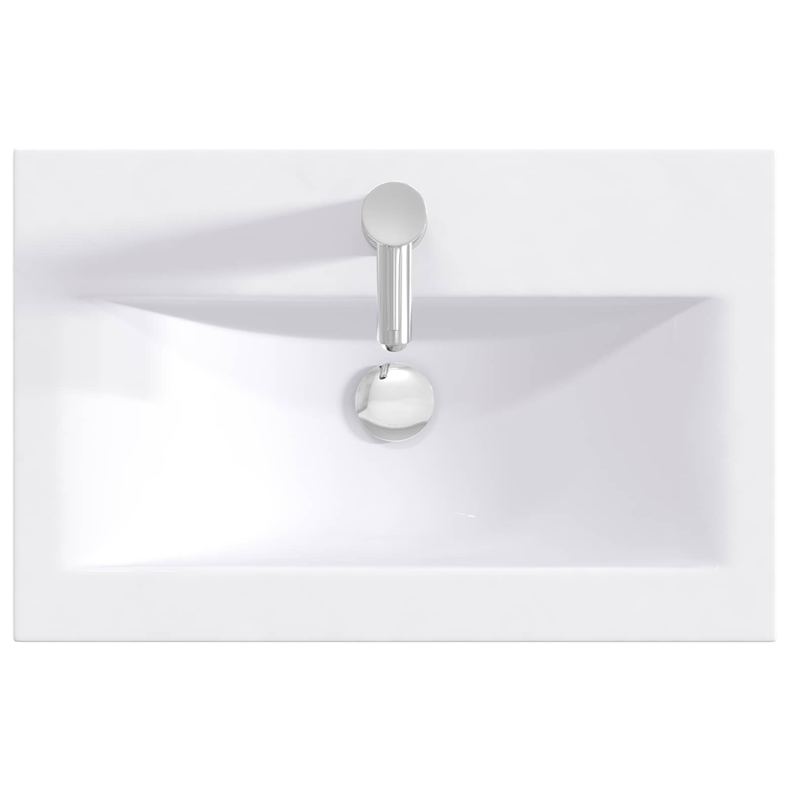 Ensemble de mobilier de salle de bain Gris béton - XIOS