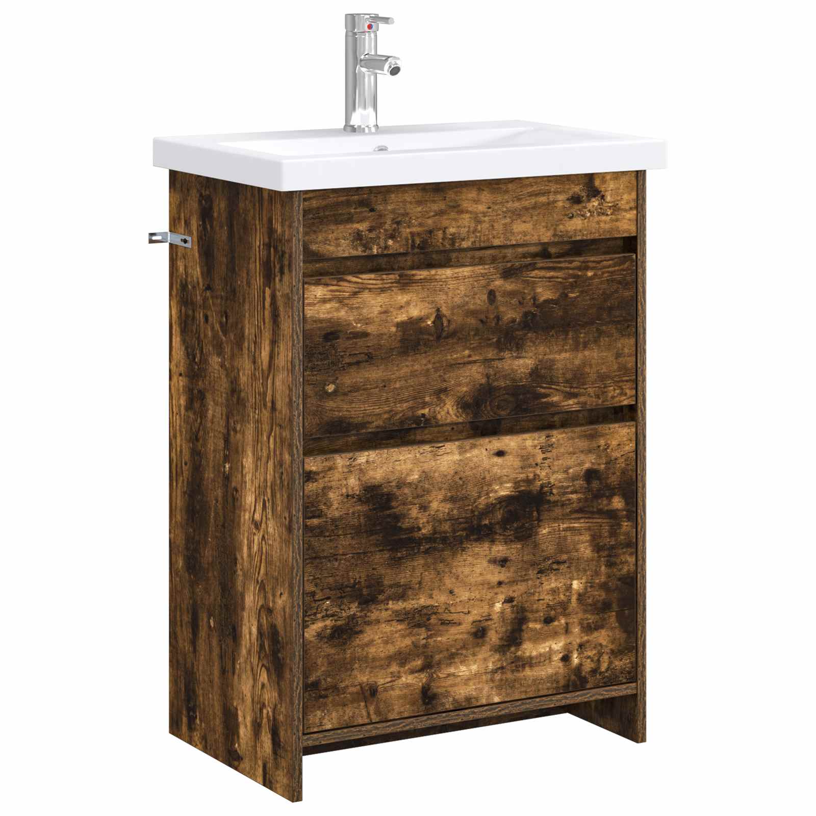 Ensemble de mobilier de salle de bain Chêne fumé