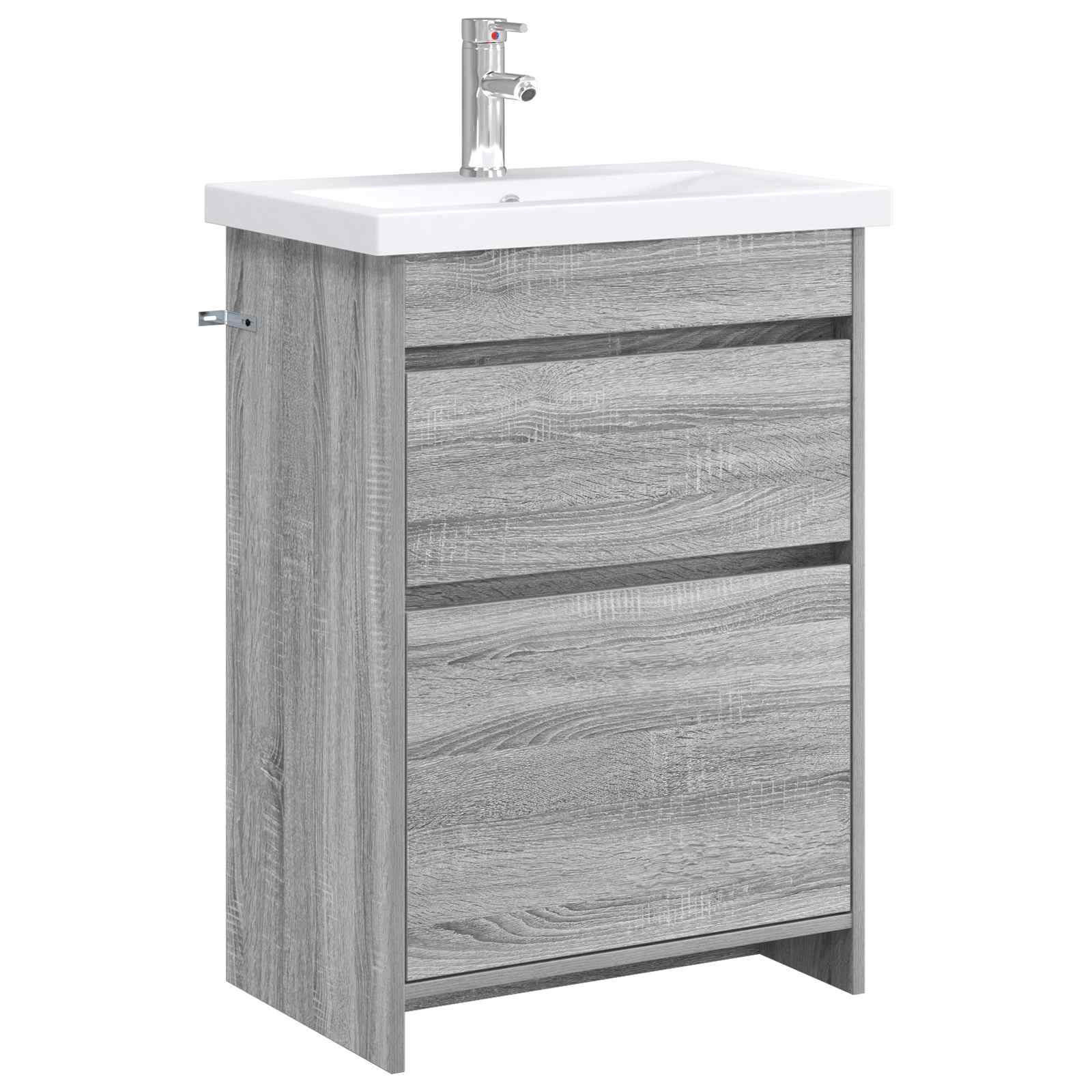Ensemble de mobilier de salle de bain Sonoma gris