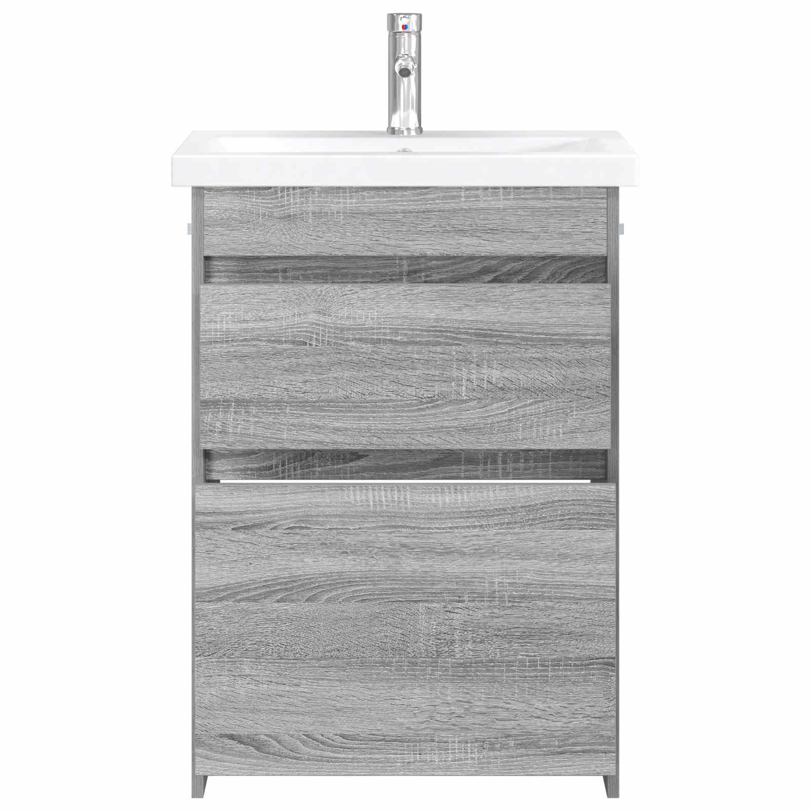 Ensemble de mobilier de salle de bain Sonoma gris