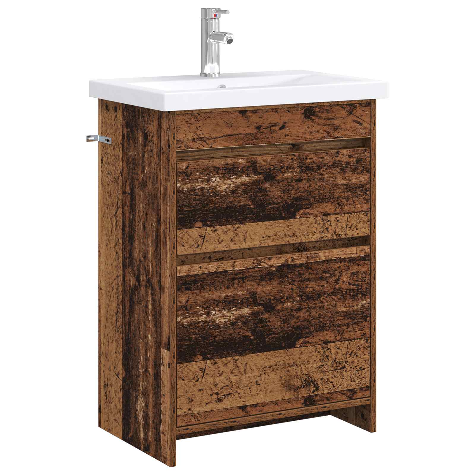 Ensemble de mobilier de salle de bain Bois ancien