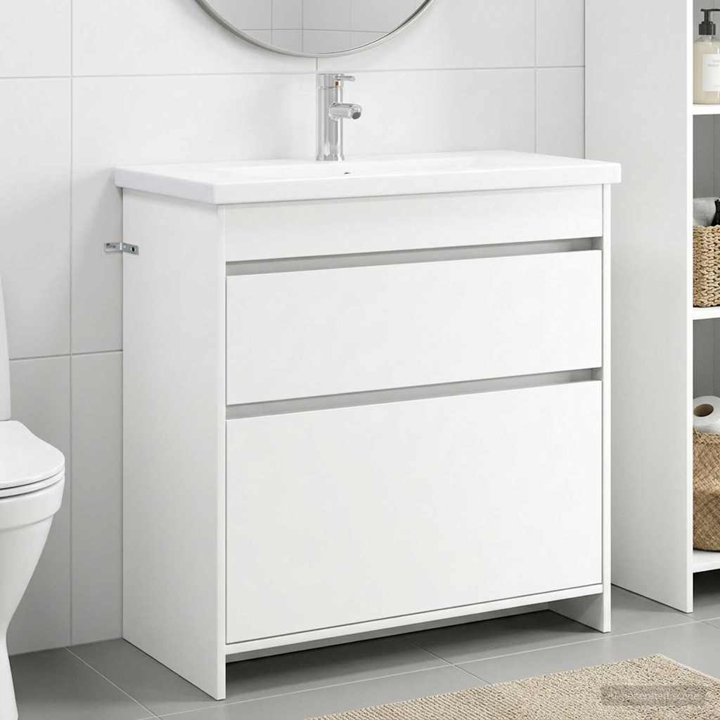 Ensemble de mobilier de salle de bain Blanc 81 x 40 x 84,5 cm - XIOS