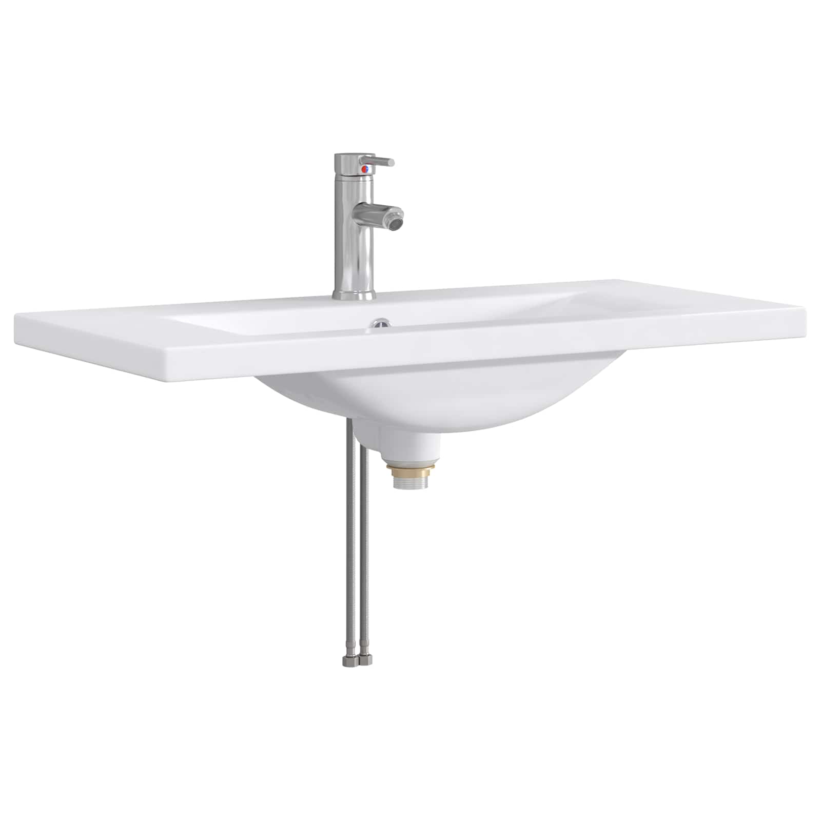 Ensemble de mobilier de salle de bain Blanc 81 x 40 x 84,5 cm - XIOS