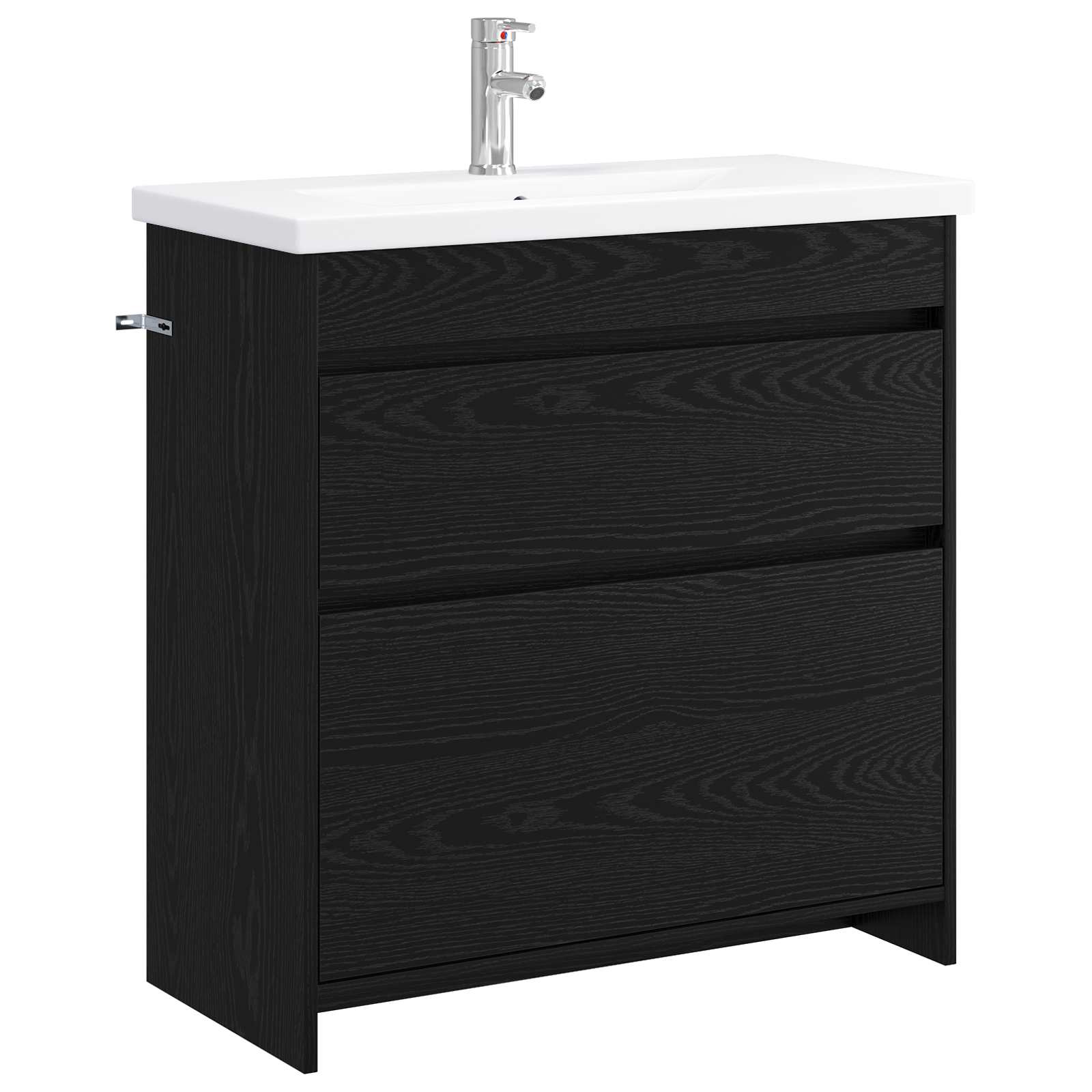 Ensemble de mobilier de salle de bain Chêne noir