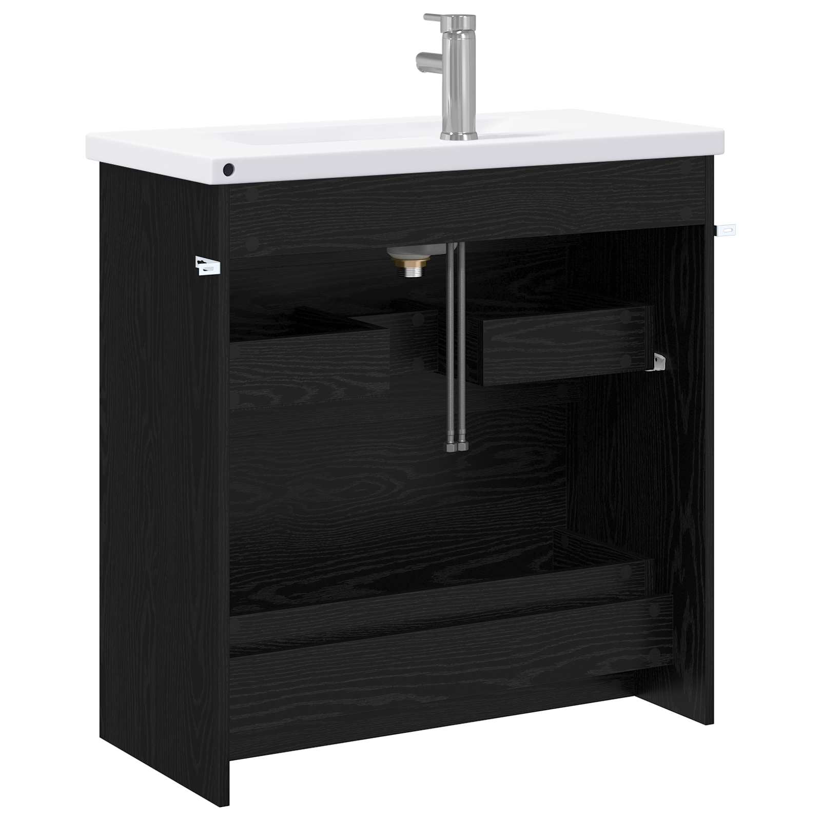 Ensemble de mobilier de salle de bain Chêne noir