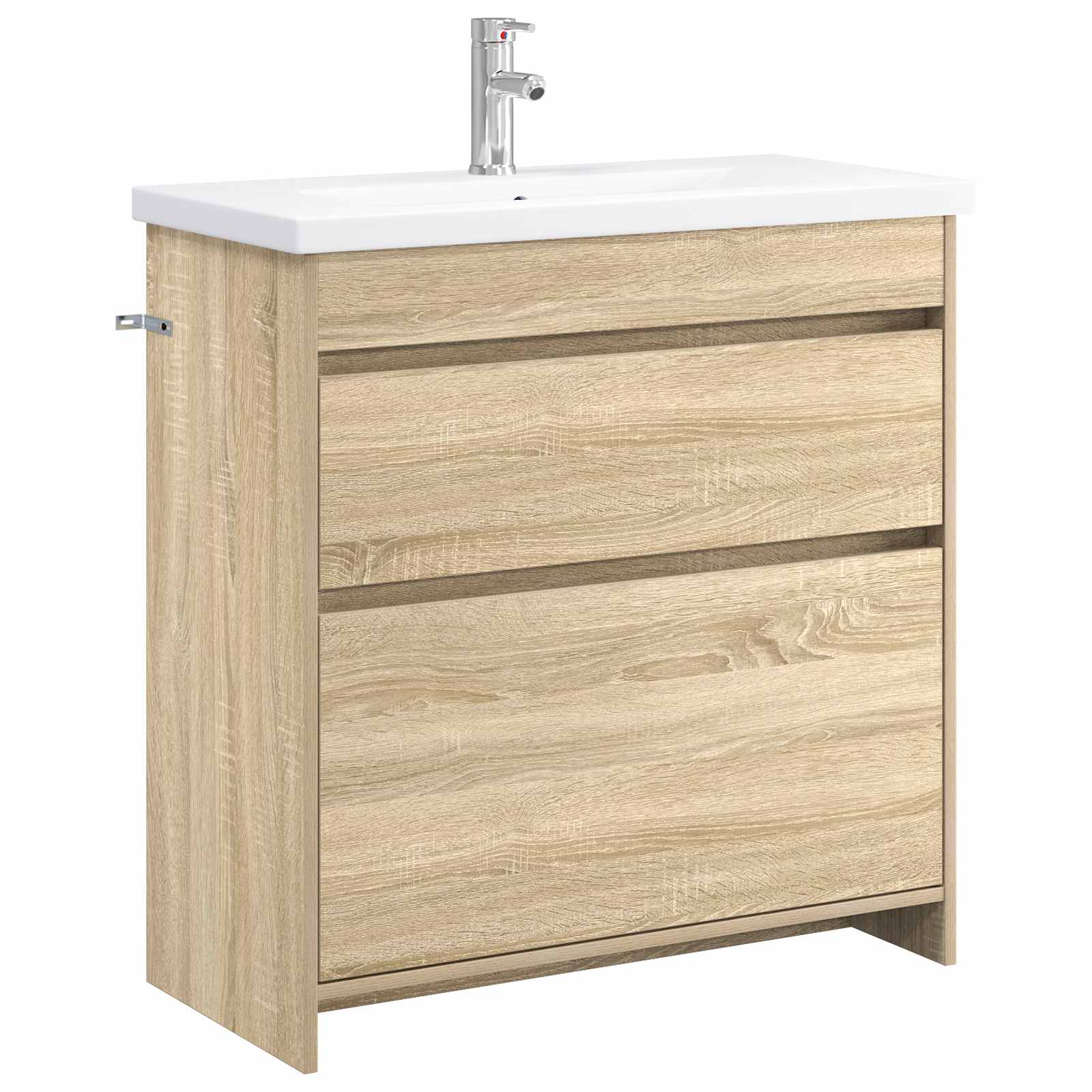 Ensemble de mobilier de salle de bain Chêne Sonoma