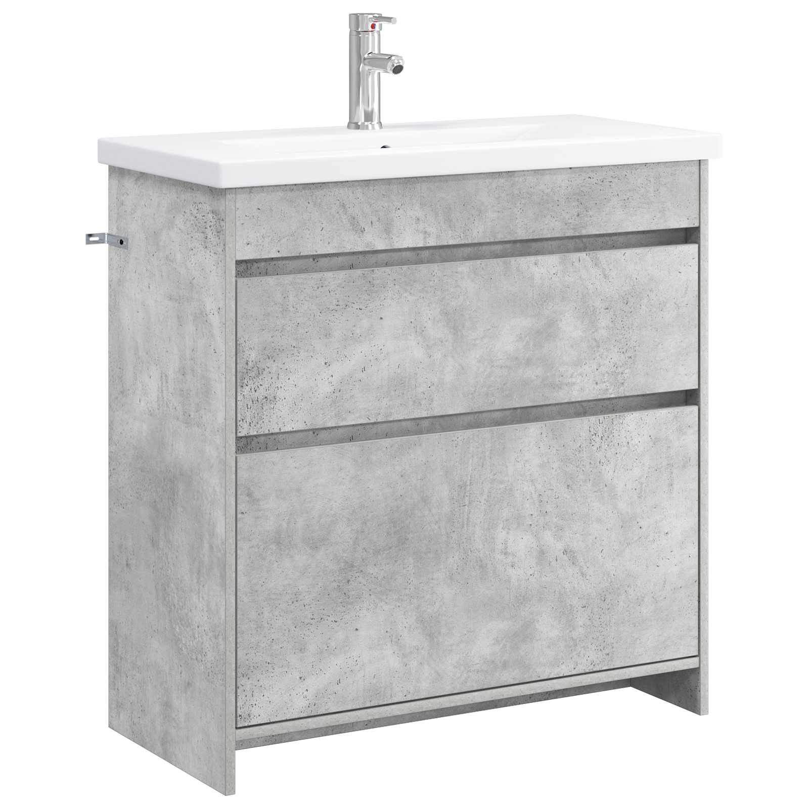 Ensemble de mobilier de salle de bain Gris béton