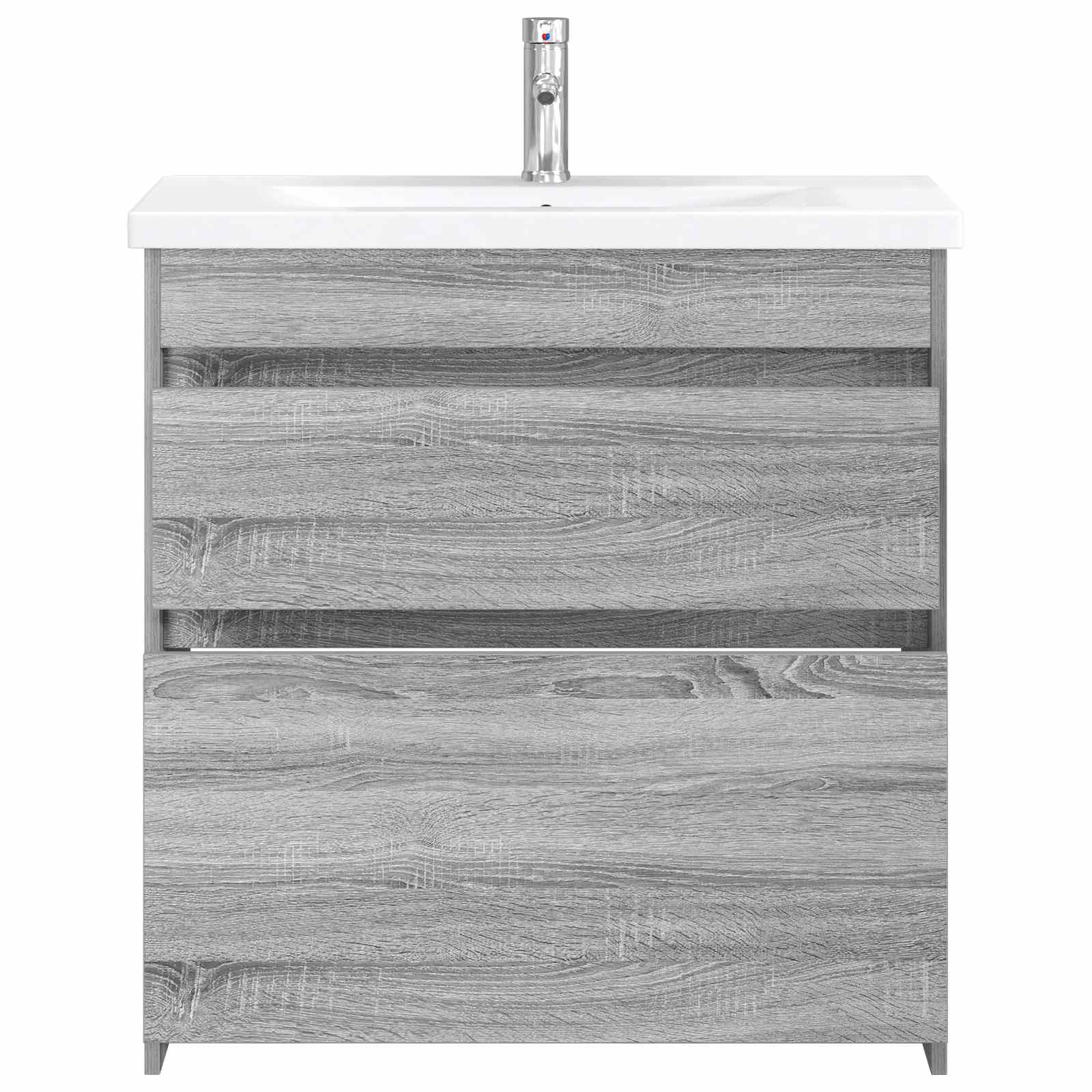 Ensemble de mobilier de salle de bain Sonoma gris