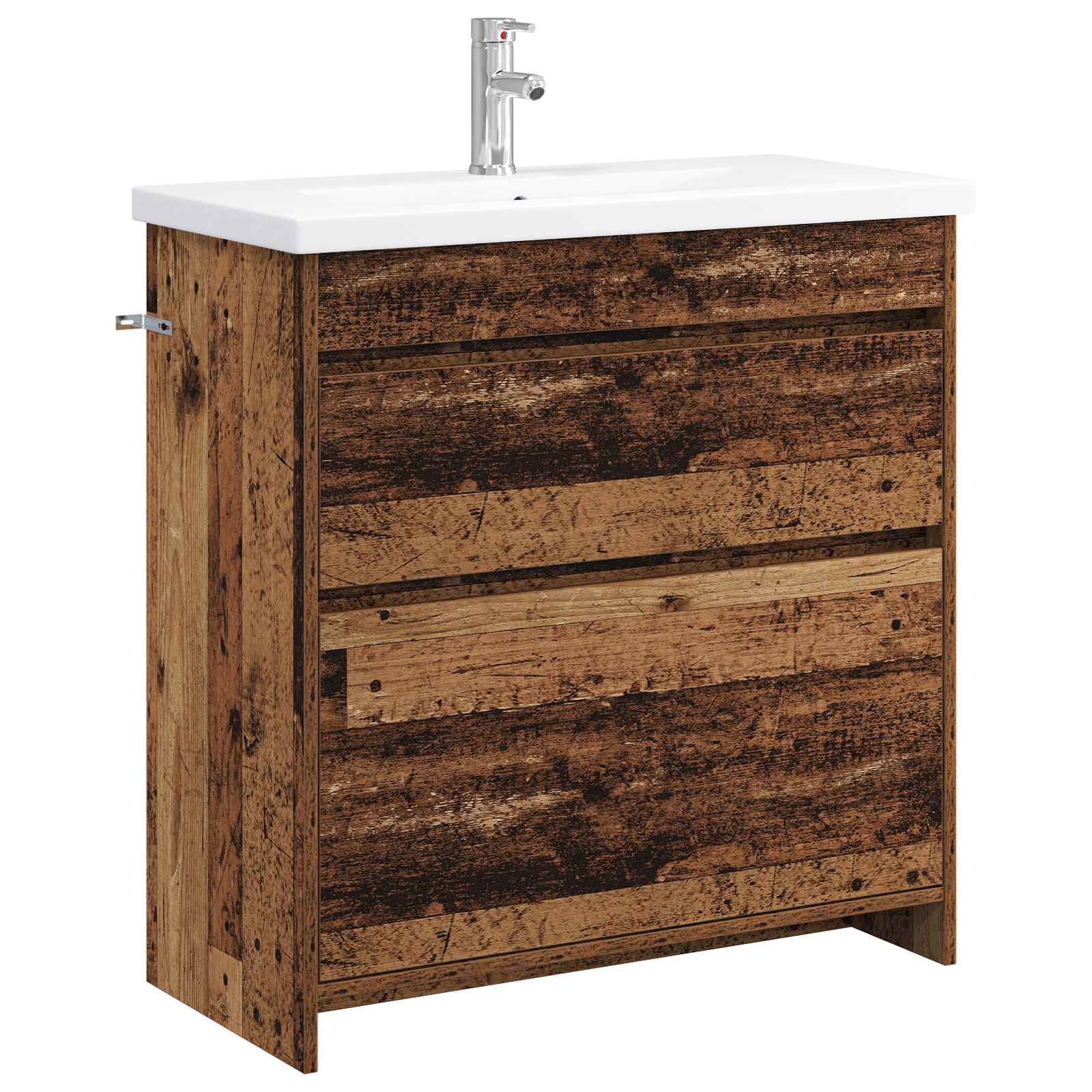 Ensemble de mobilier de salle de bain Bois ancien