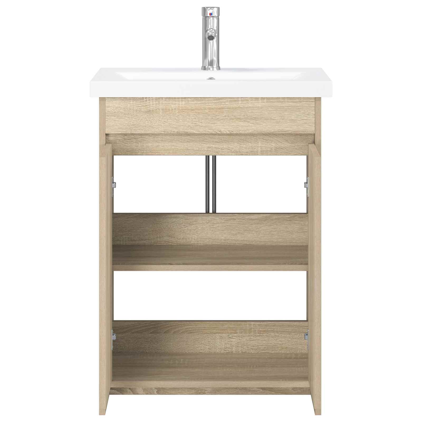 Ensemble de mobilier de salle de bain Chêne Sonoma