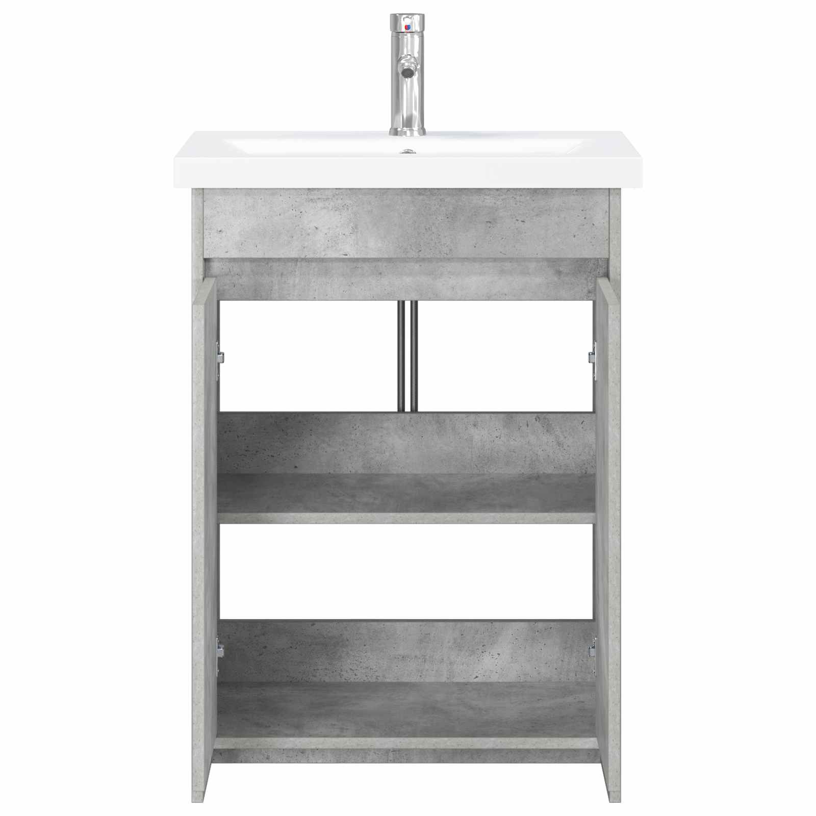 Ensemble de mobilier de salle de bain Gris béton